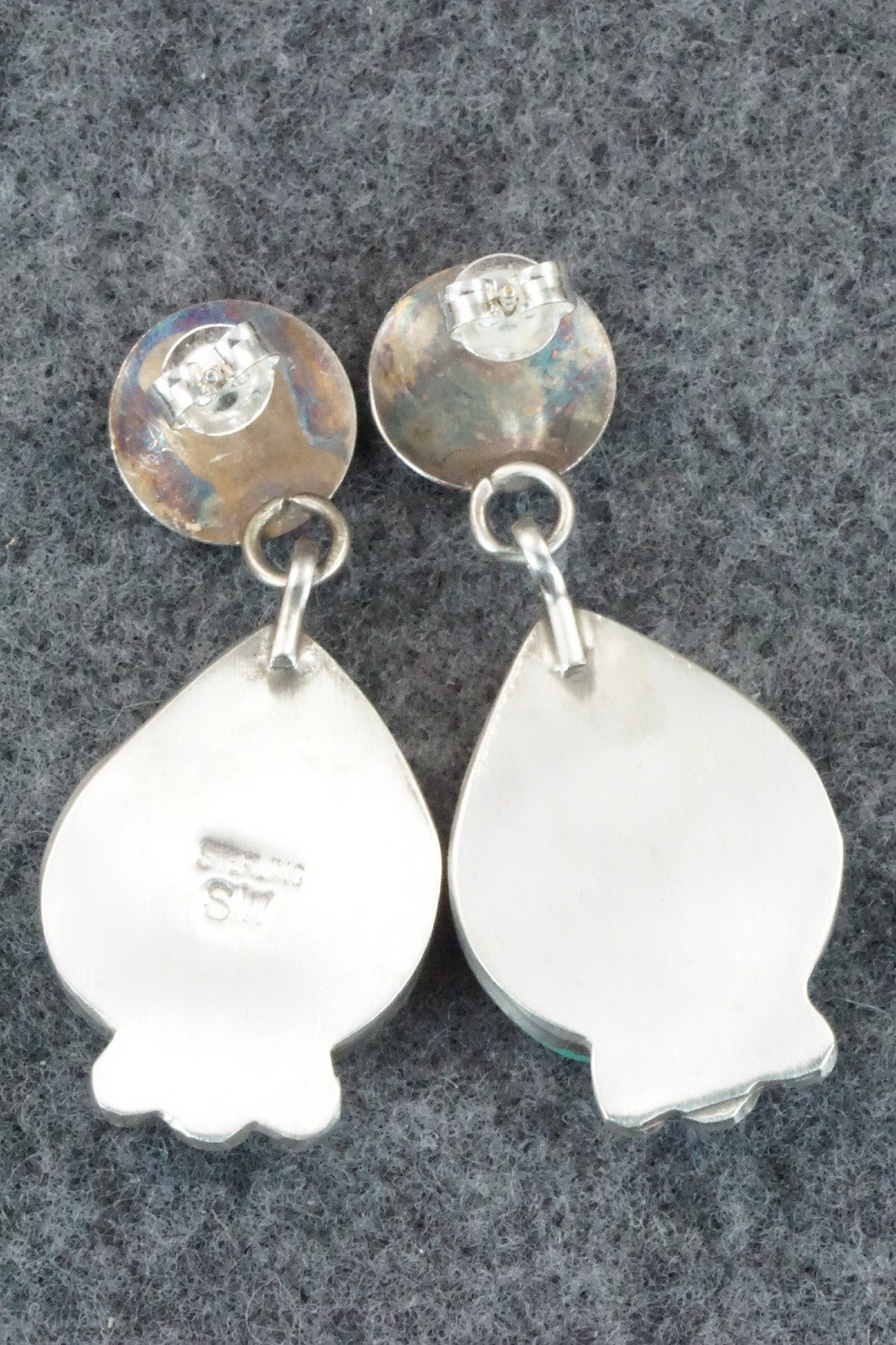 Turquoise & Sterling Silver Earrings - Selina Warner