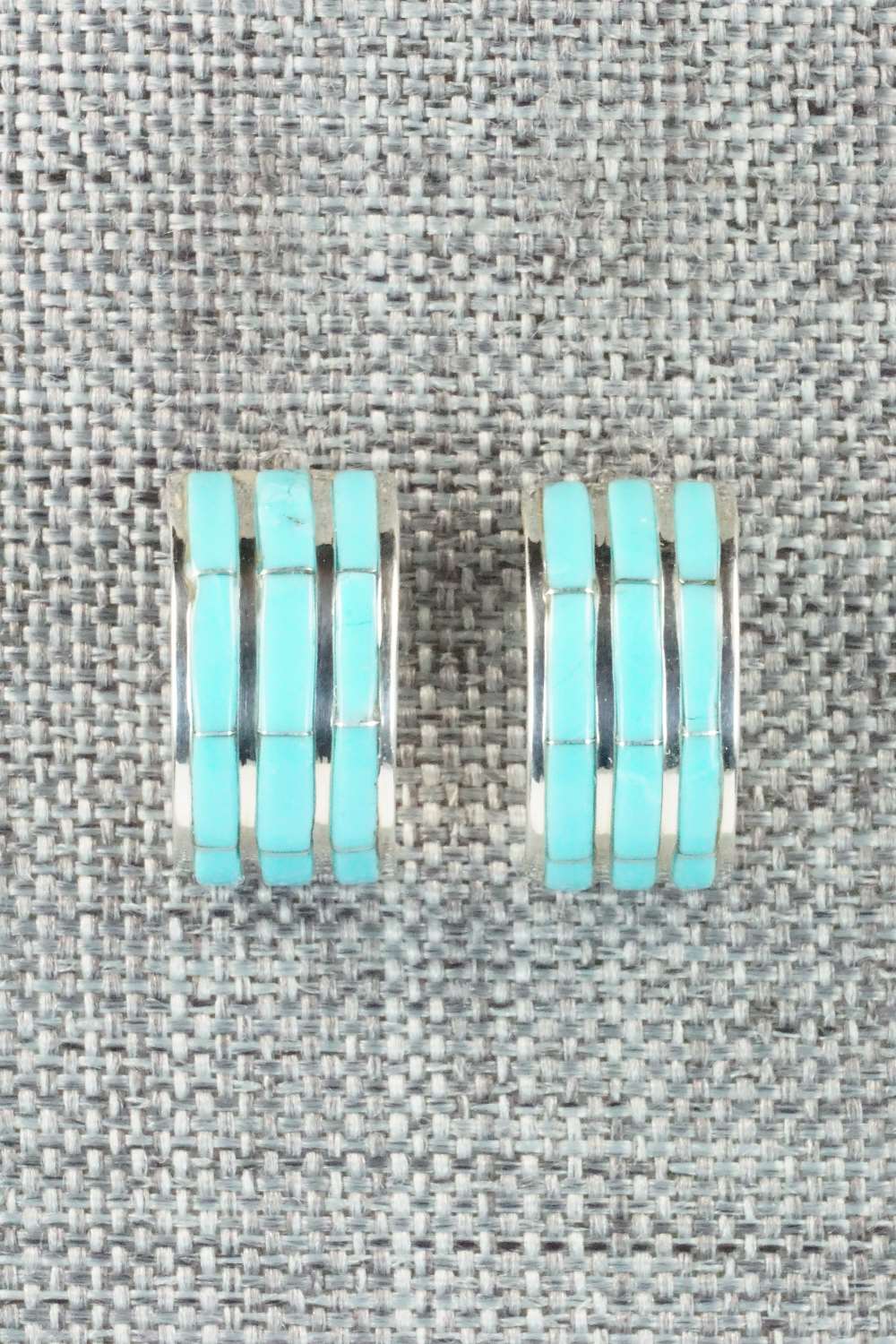 Turquoise & Sterling Silver Earrings - Claresse Kylestewa