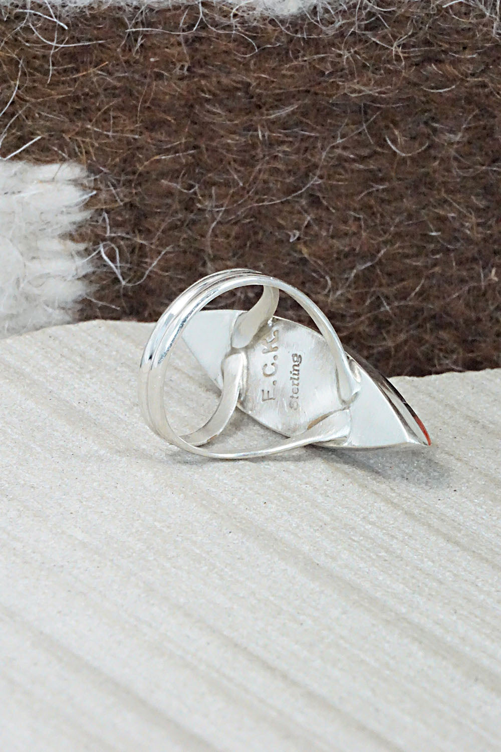 Multi Stone & Sterling Silver Ring - Cleo Kallestewa - Size 6.5