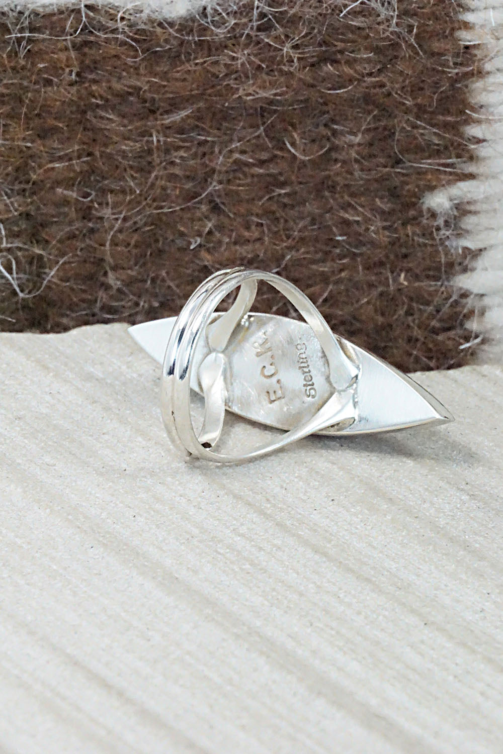 Multi Stone & Sterling Silver Ring - Cleo Kallestewa - Size 6.25