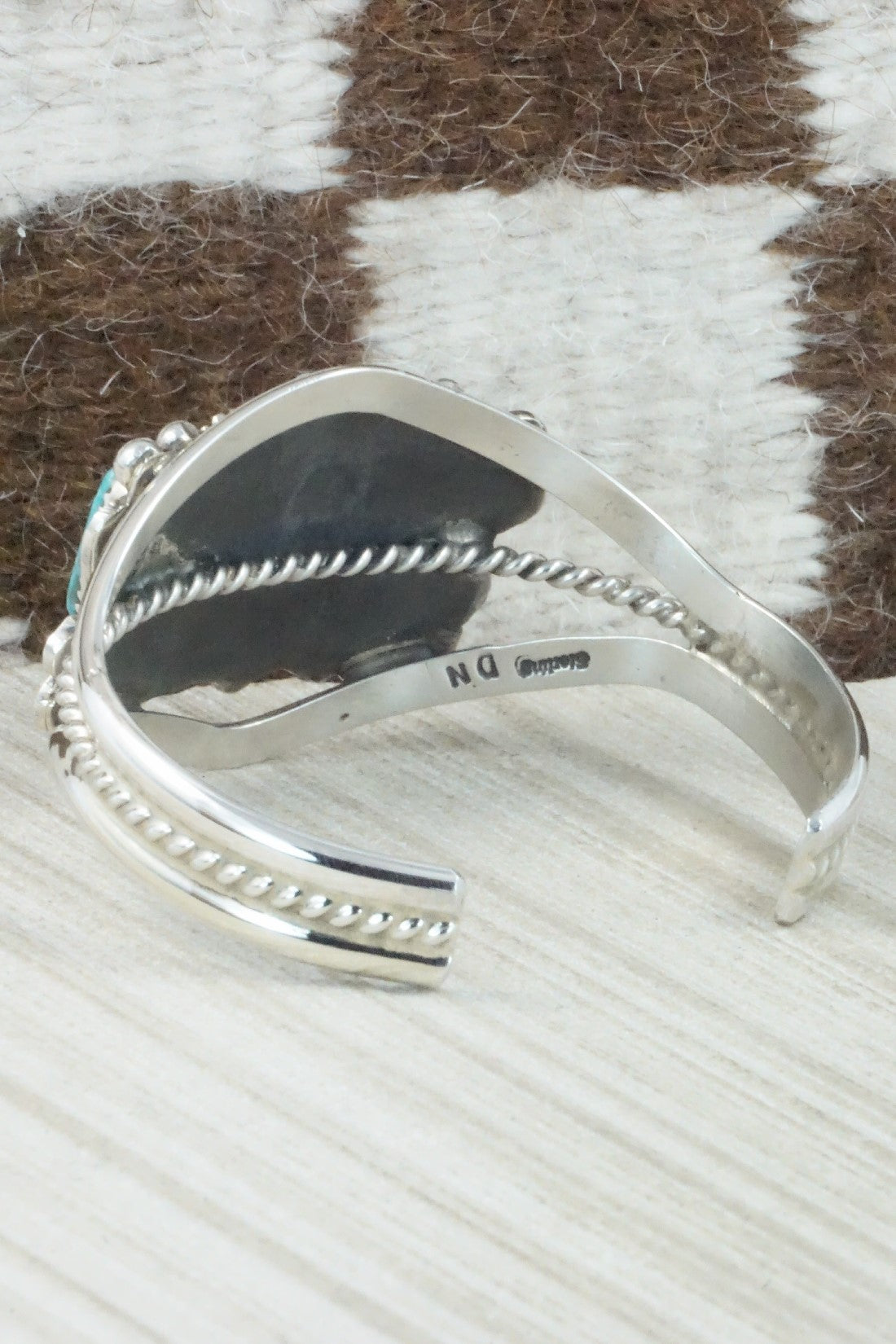 Turquoise & Sterling Silver Bracelet - Donavan Nez