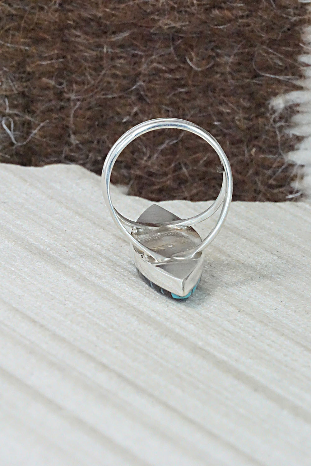 Multi Stone & Sterling Silver Ring - Cleo Kallestewa - Size 6.25