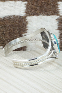 Turquoise & Sterling Silver Bracelet - Donavan Nez