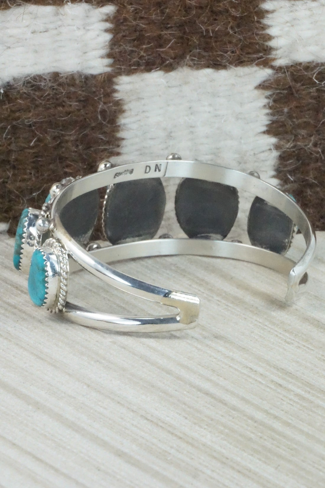 Turquoise & Sterling Silver Bracelet - Donavan Nez