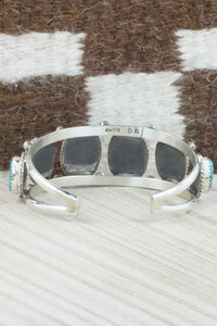 Turquoise & Sterling Silver Bracelet - Donavan Nez