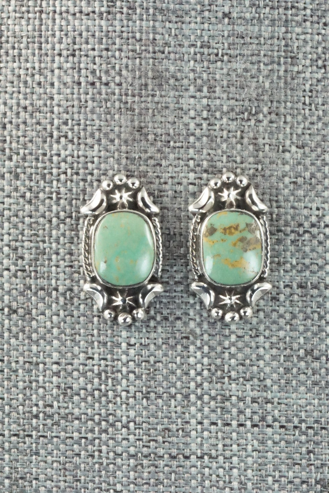 Turquoise & Sterling Silver Earrings - Betty Begay