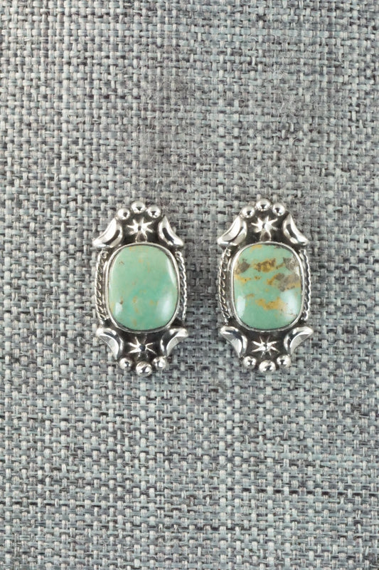 Turquoise & Sterling Silver Earrings - Betty Begay