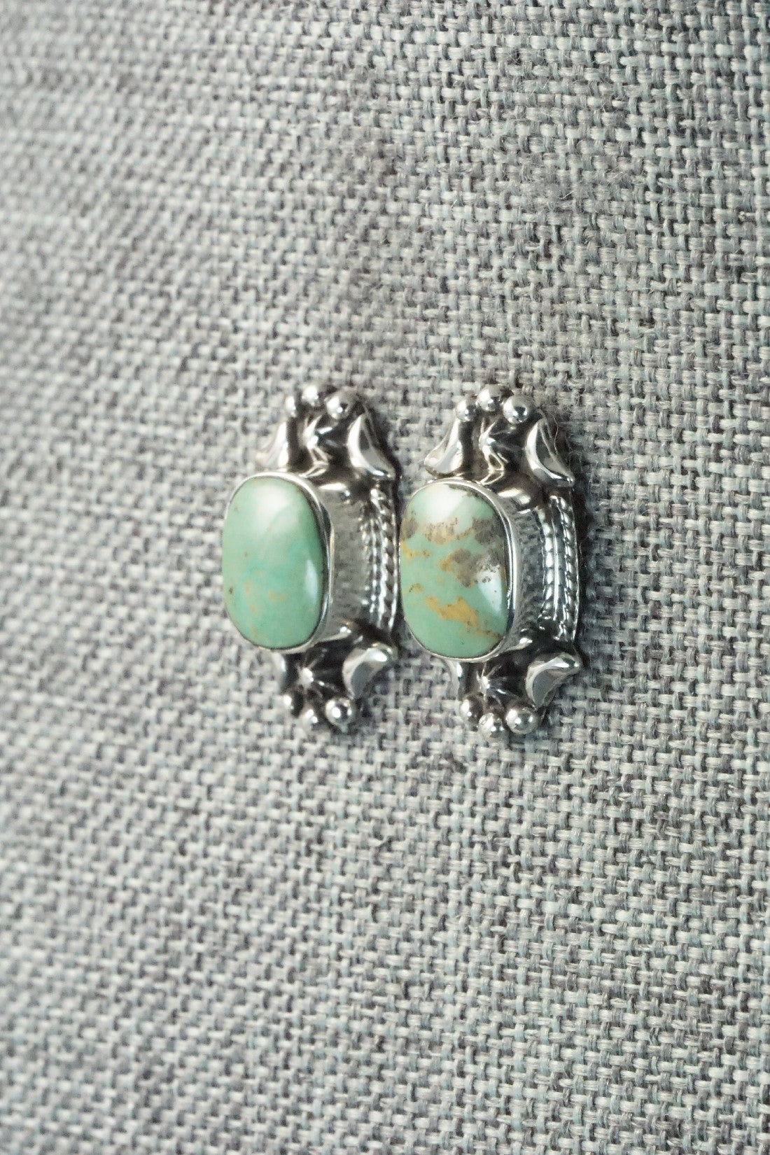 Turquoise & Sterling Silver Earrings - Betty Begay