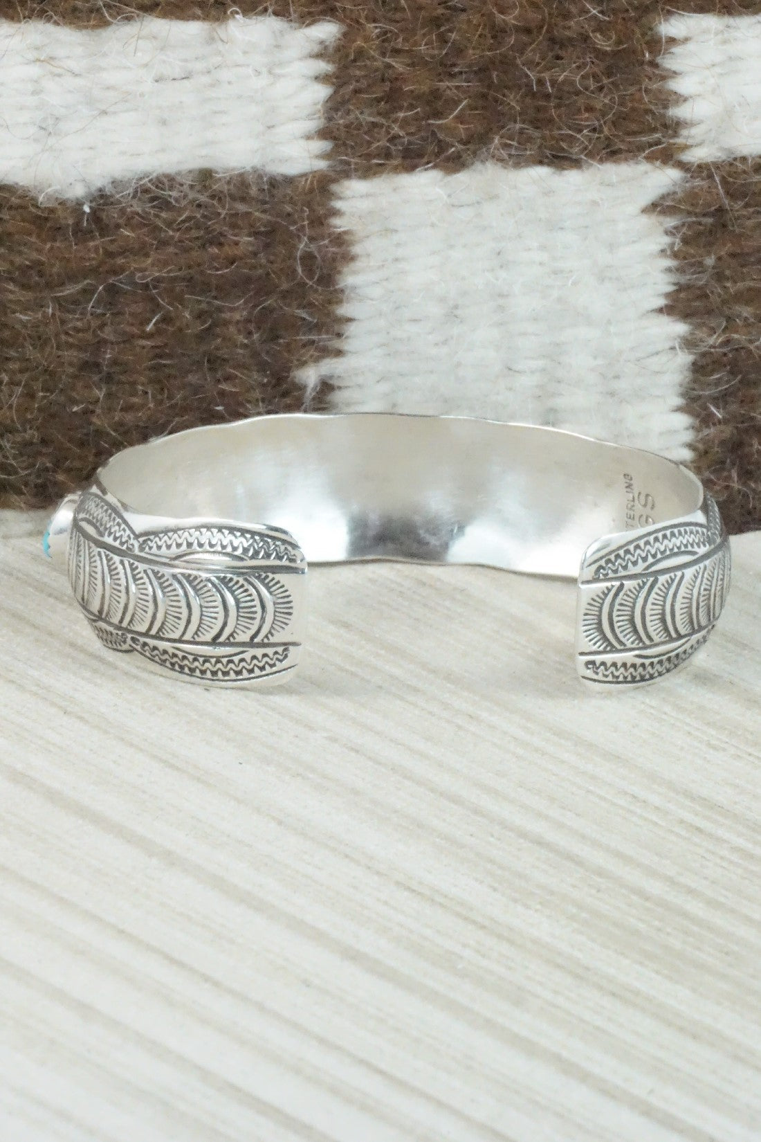Turquoise & Sterling Silver Bracelet - Grace Silver