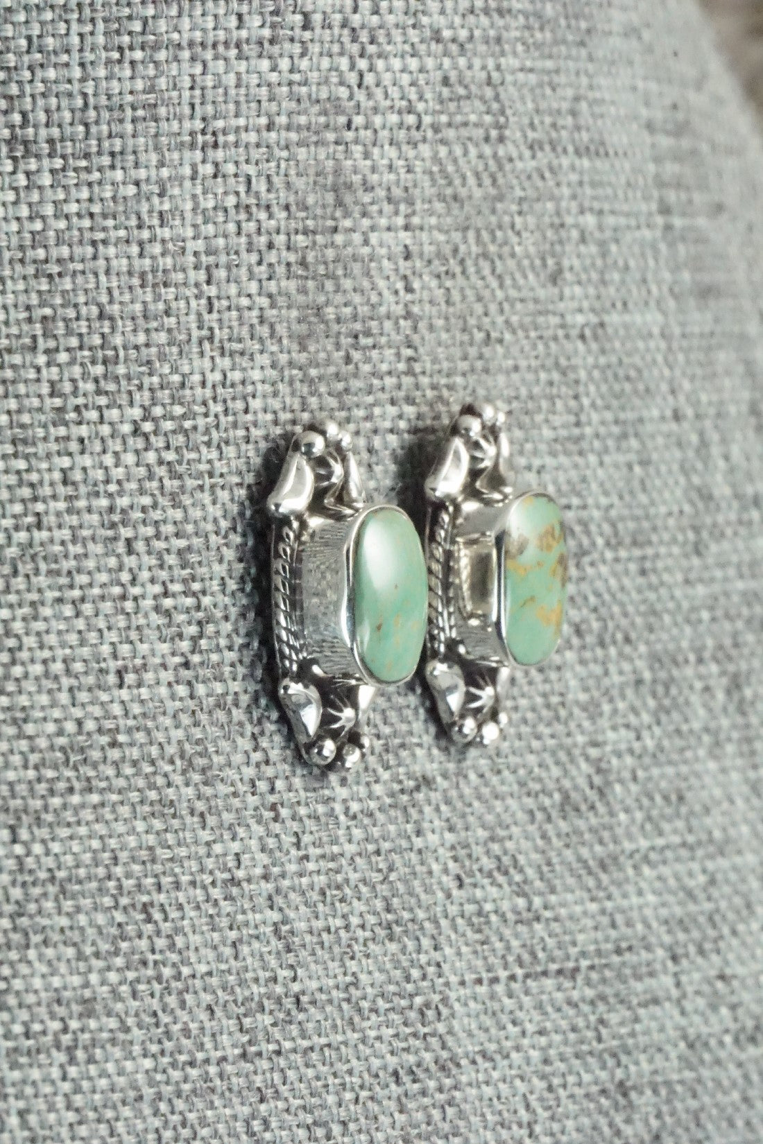 Turquoise & Sterling Silver Earrings - Betty Begay