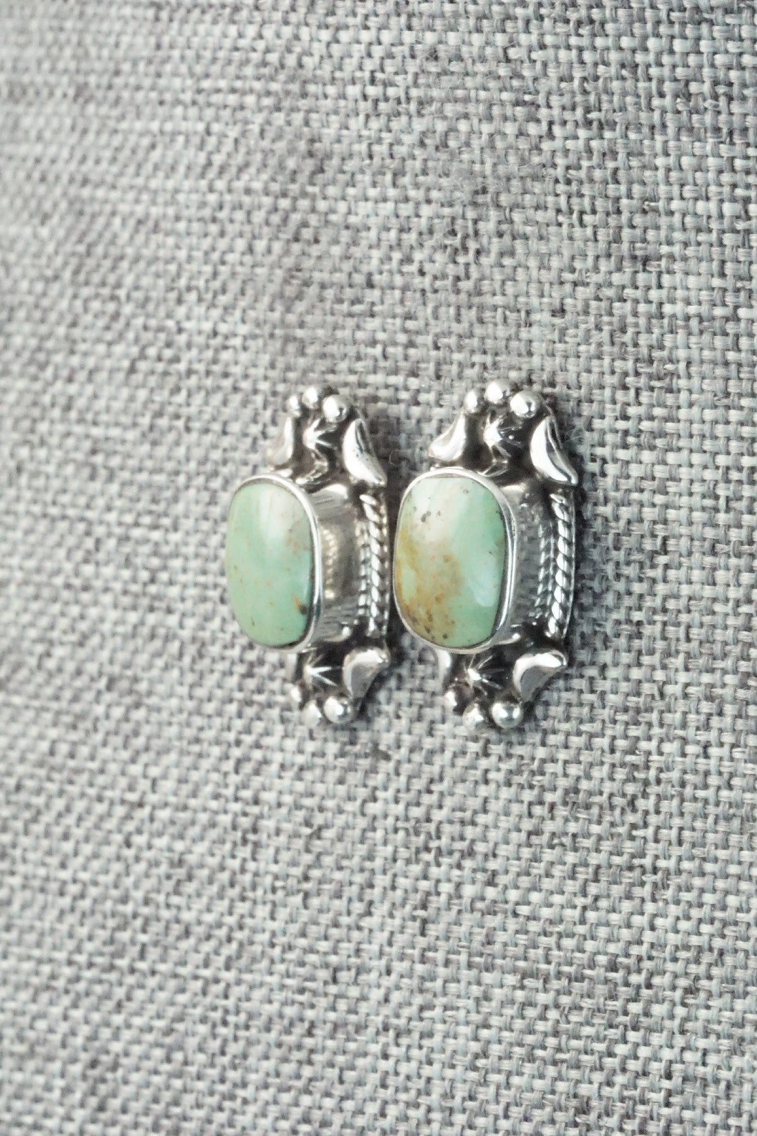 Turquoise & Sterling Silver Earrings - Betty Begay
