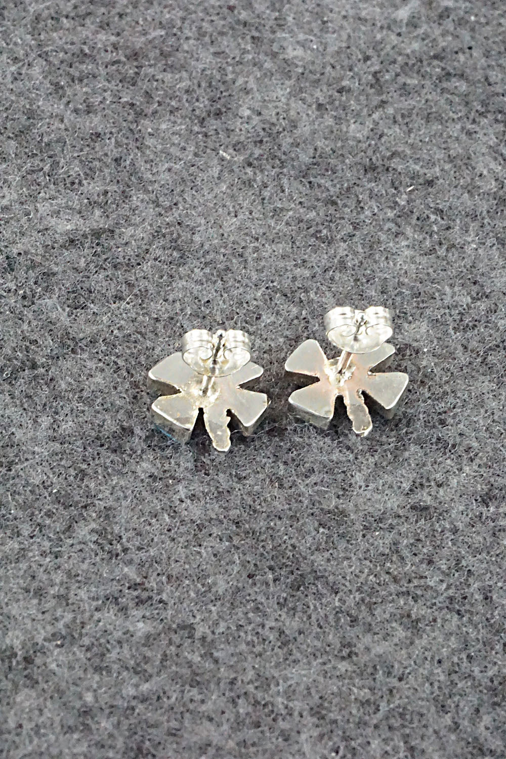 Turquoise & Sterling Silver Earrings - Denton Bobelu
