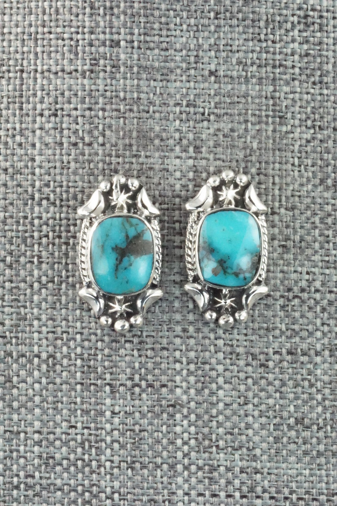 Turquoise & Sterling Silver Earrings - Betty Begay