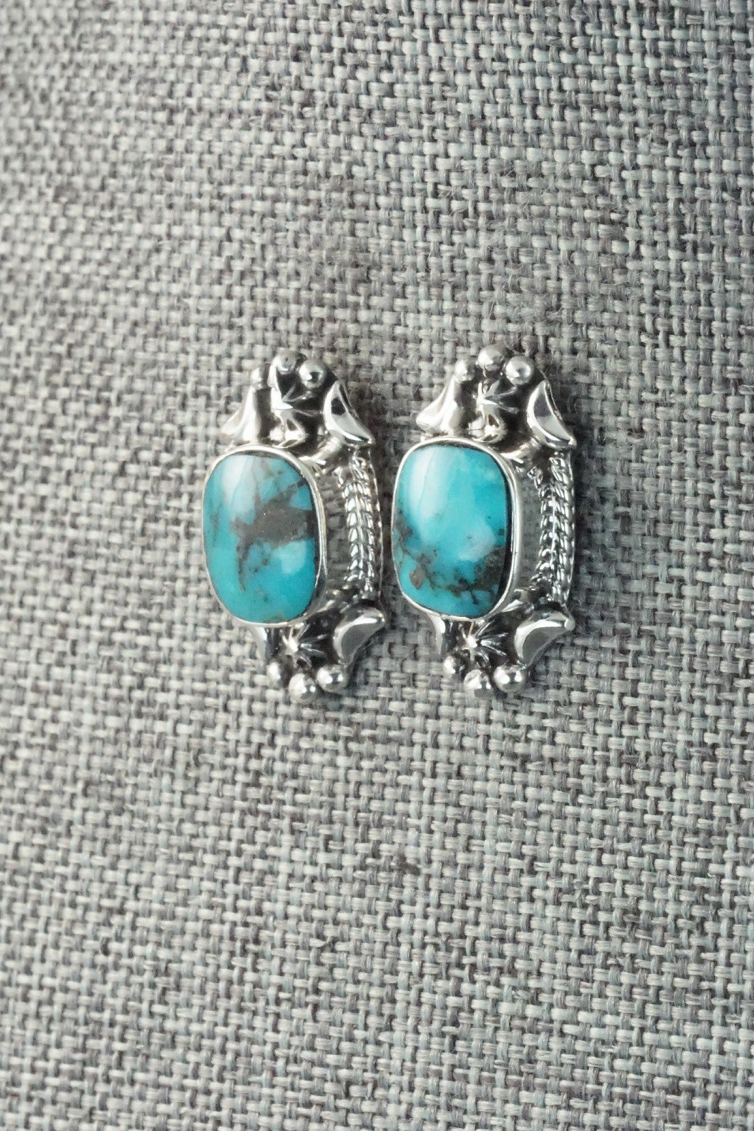Turquoise & Sterling Silver Earrings - Betty Begay