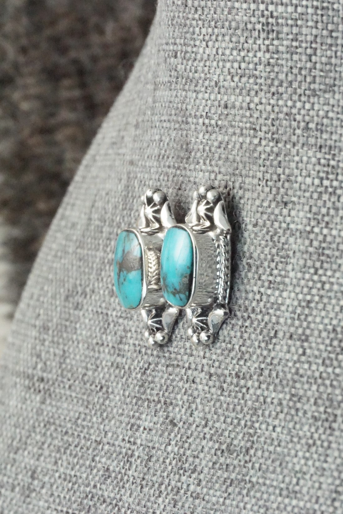 Turquoise & Sterling Silver Earrings - Betty Begay