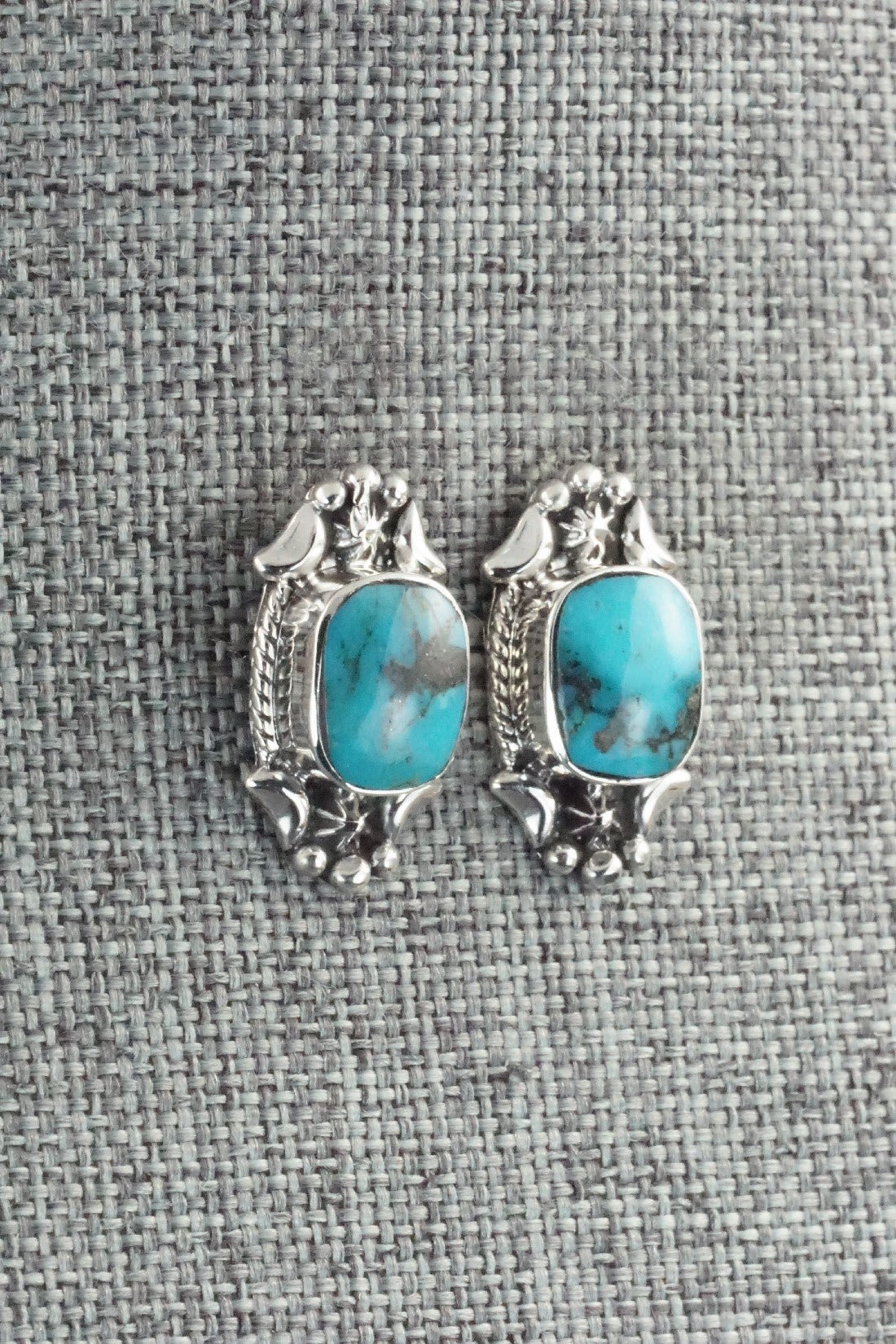 Turquoise & Sterling Silver Earrings - Betty Begay