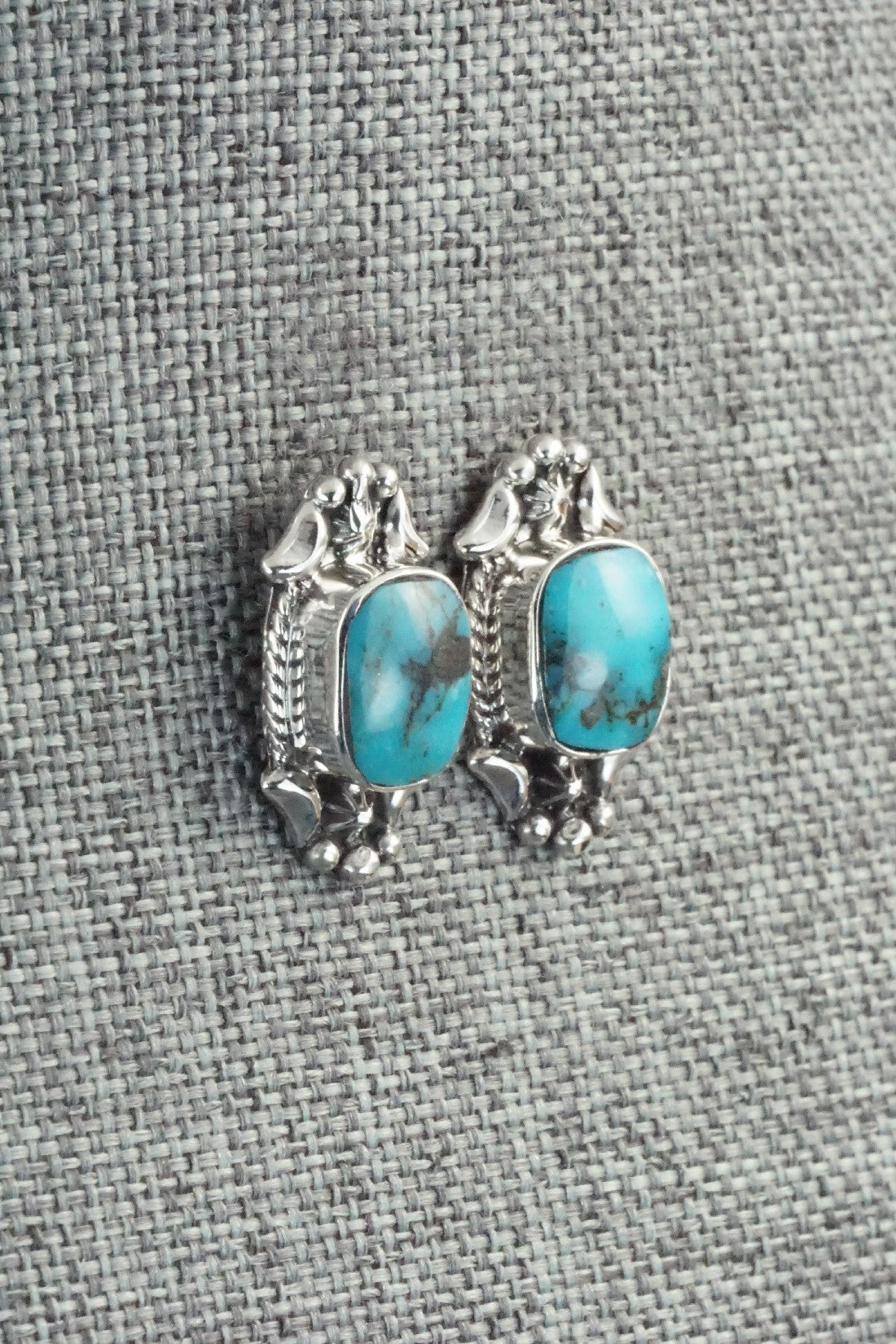 Turquoise & Sterling Silver Earrings - Betty Begay
