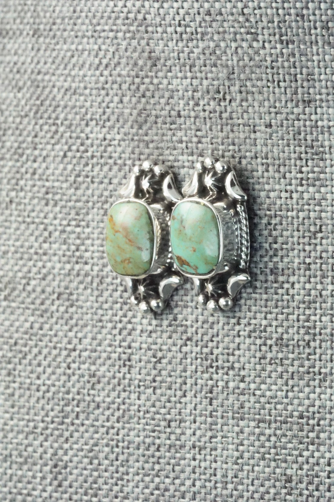 Turquoise & Sterling Silver Earrings - Betty Begay