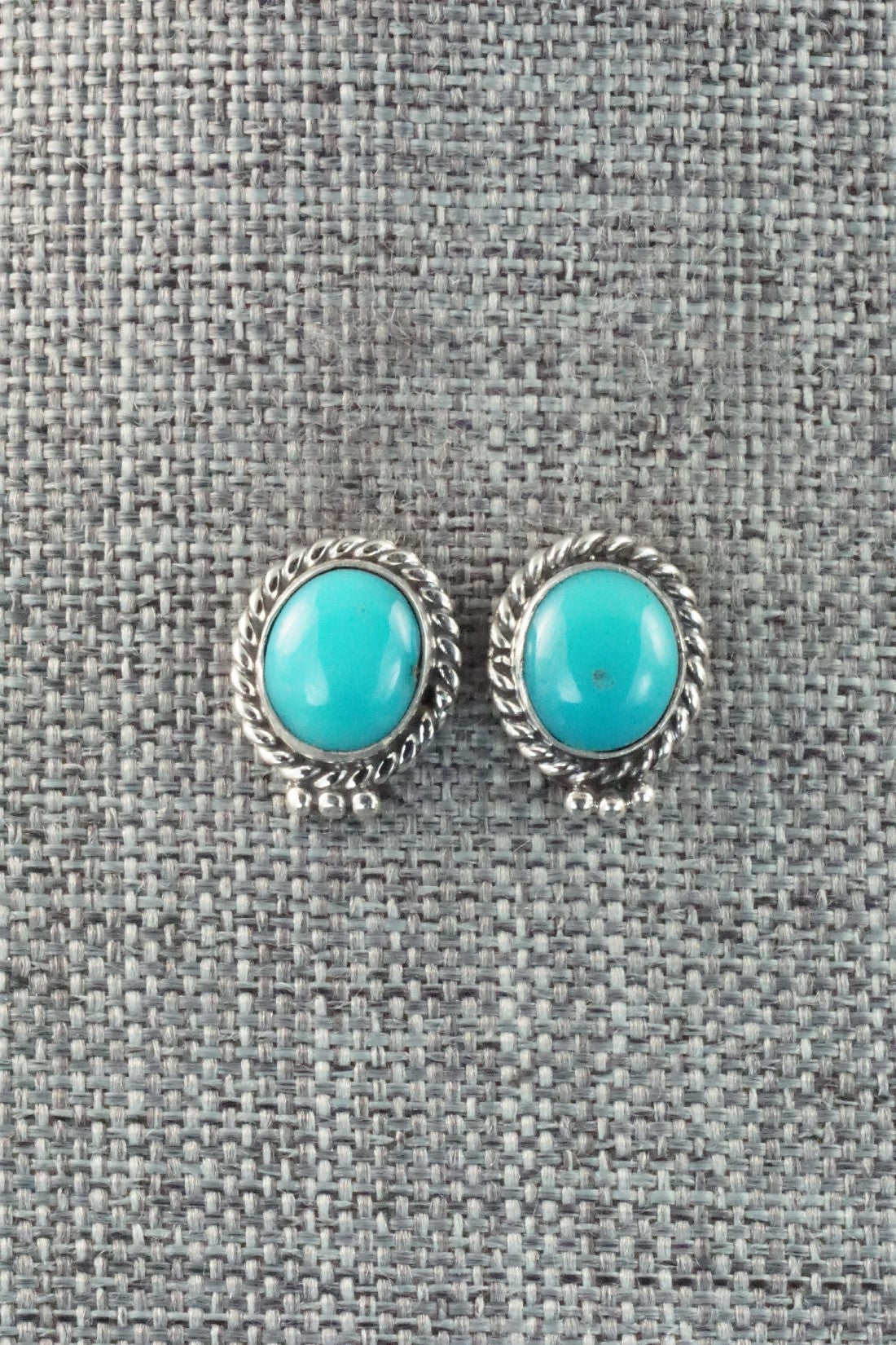 Turquoise & Sterling Silver Earrings - Betty Begay