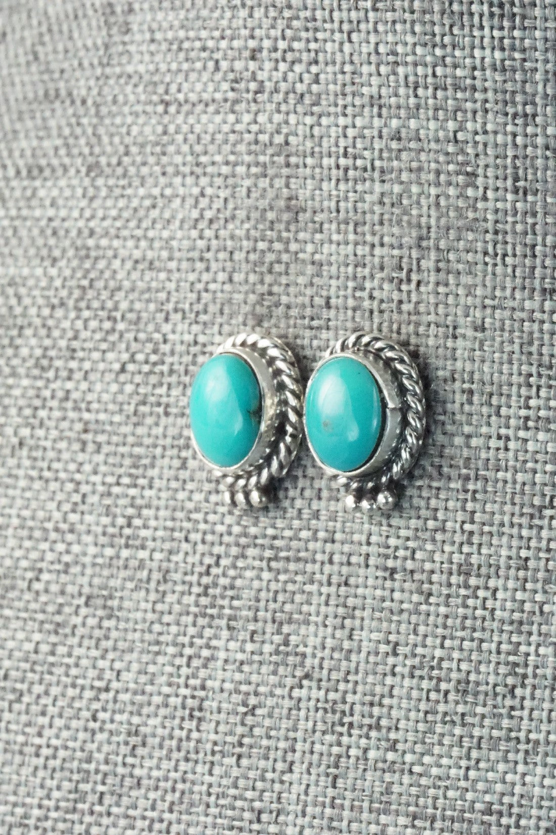 Turquoise & Sterling Silver Earrings - Betty Begay