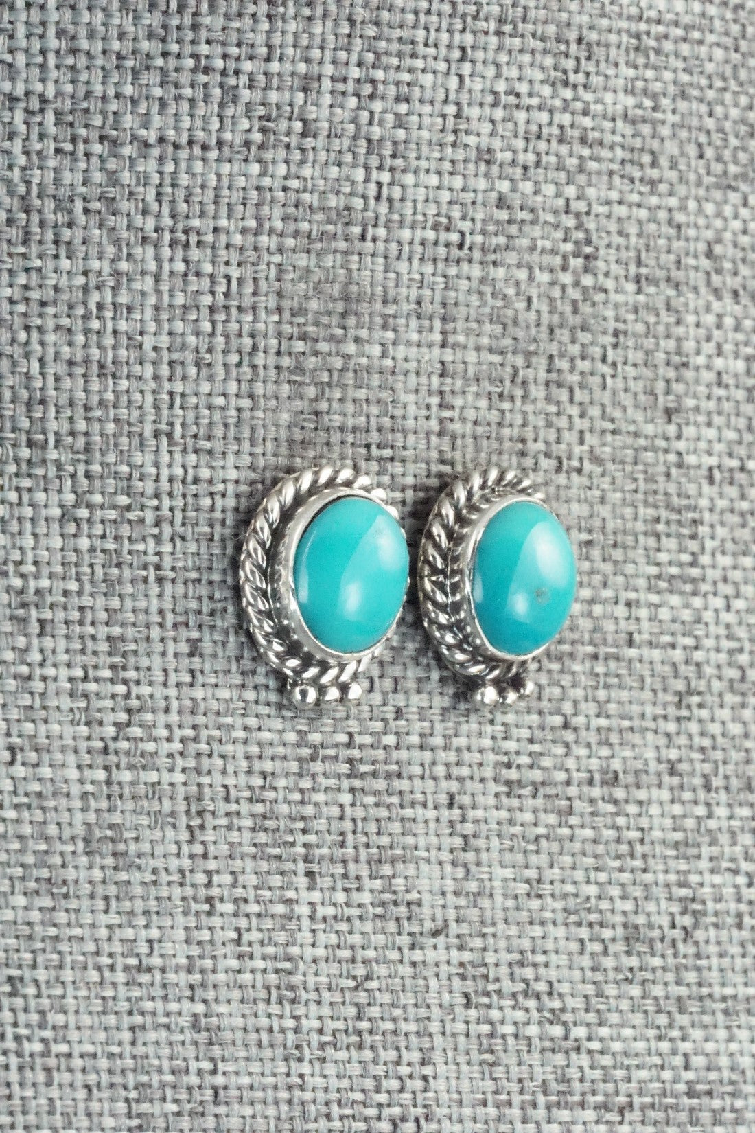 Turquoise & Sterling Silver Earrings - Betty Begay