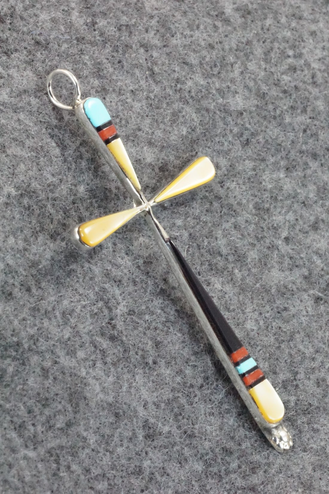 Multi Stone & Sterling Silver Pendant - Sylvester Noche