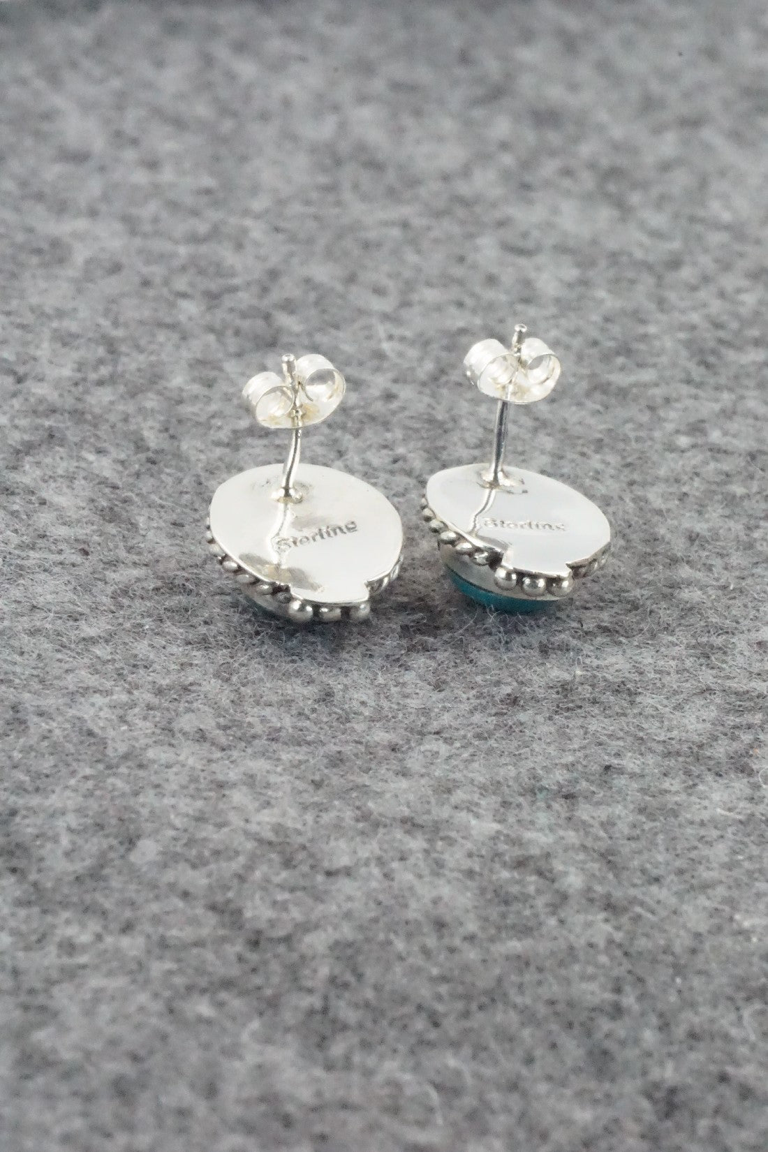 Turquoise & Sterling Silver Earrings - Betty Begay