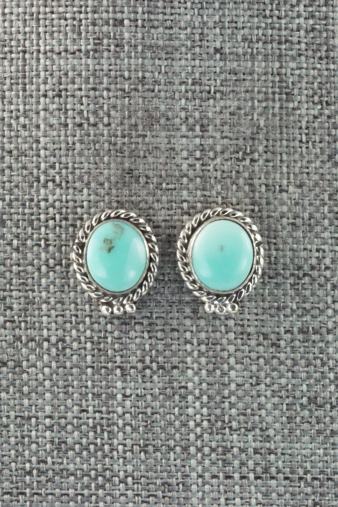 Turquoise & Sterling Silver Earrings - Betty Begay