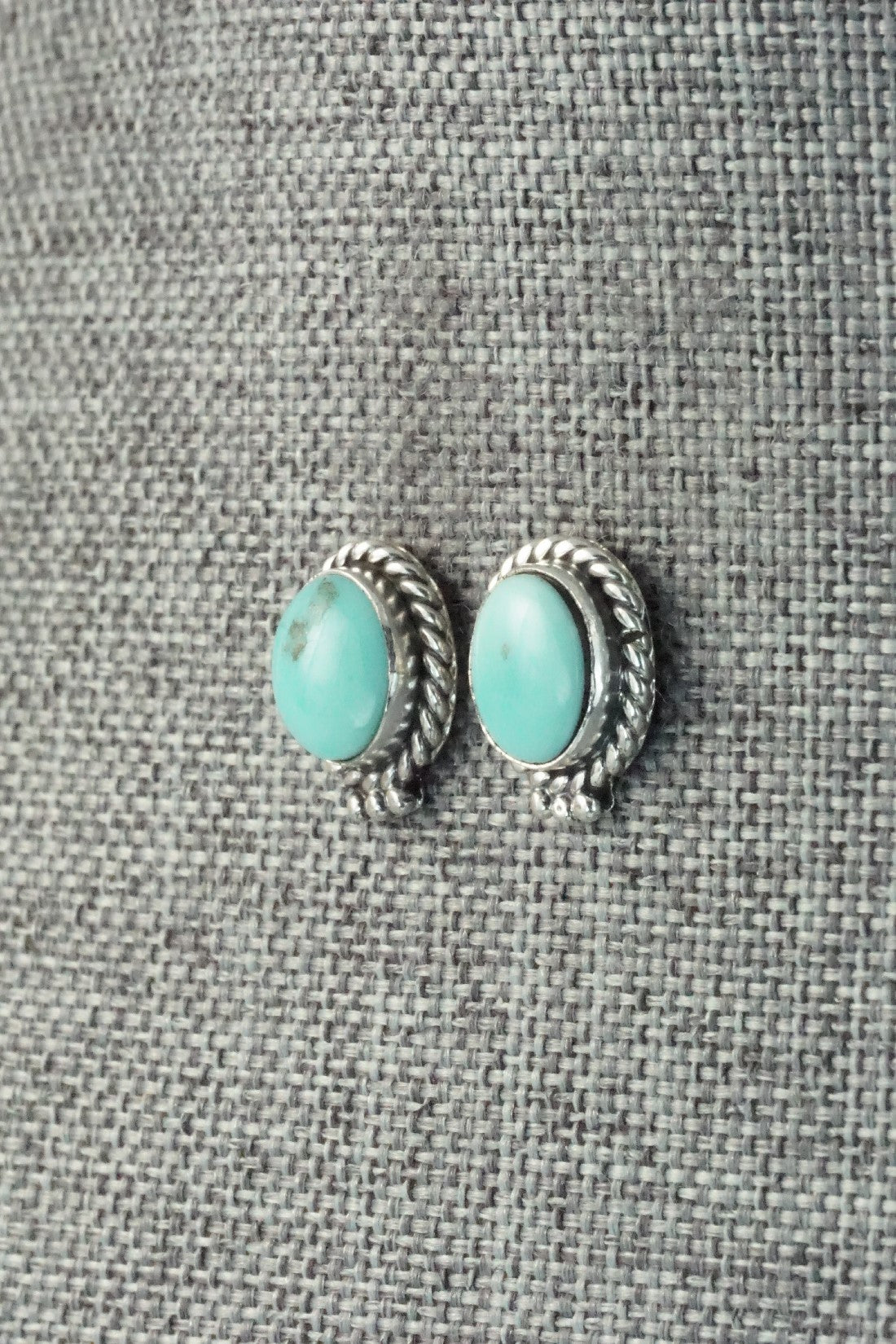 Turquoise & Sterling Silver Earrings - Betty Begay