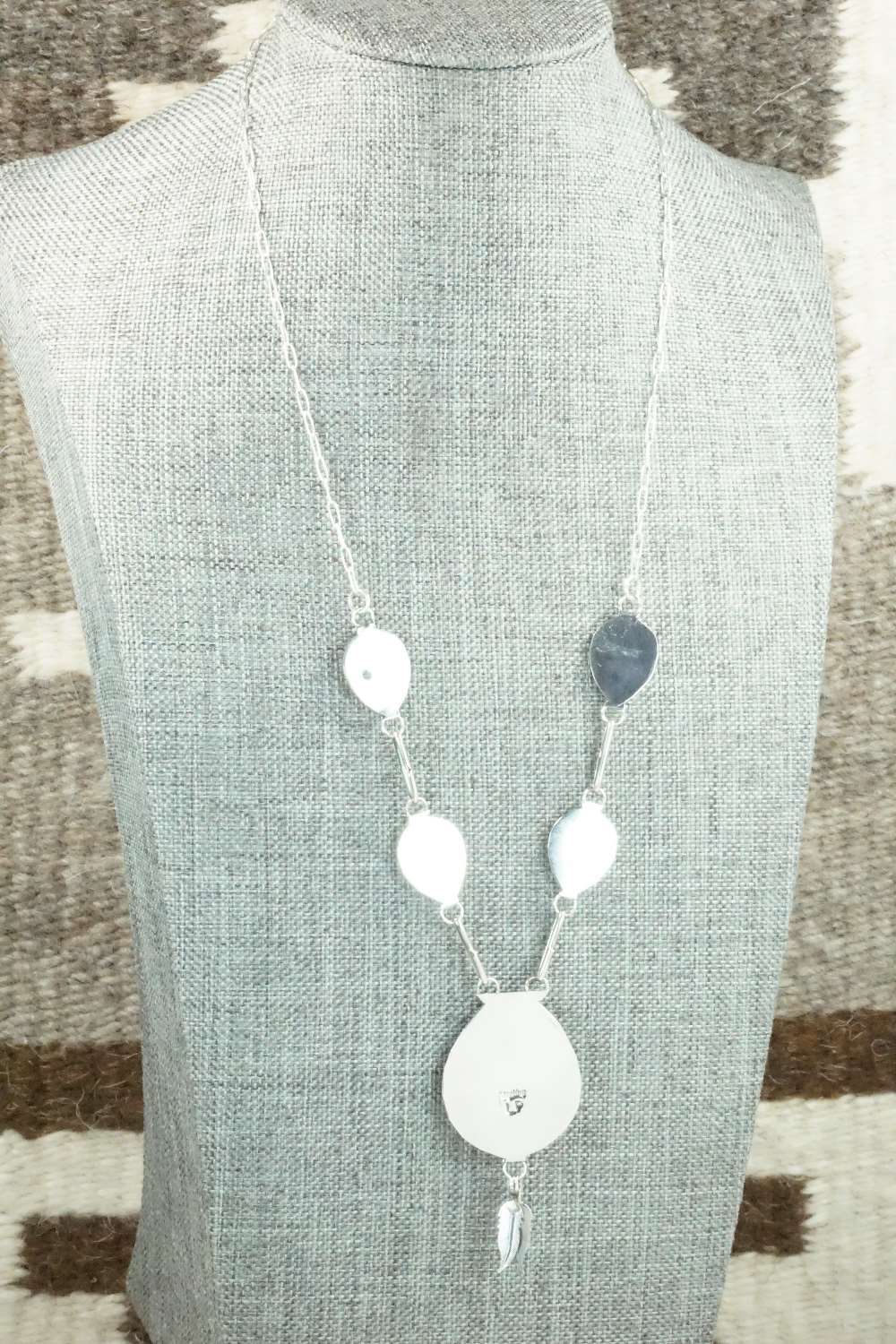 Turquoise & Sterling Silver Necklace - Leta Parker
