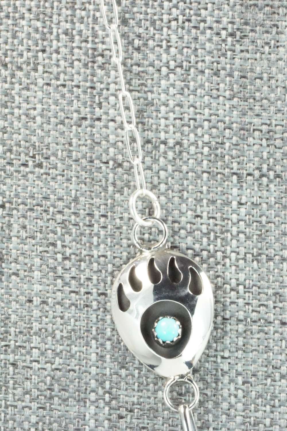 Turquoise & Sterling Silver Necklace - Leta Parker