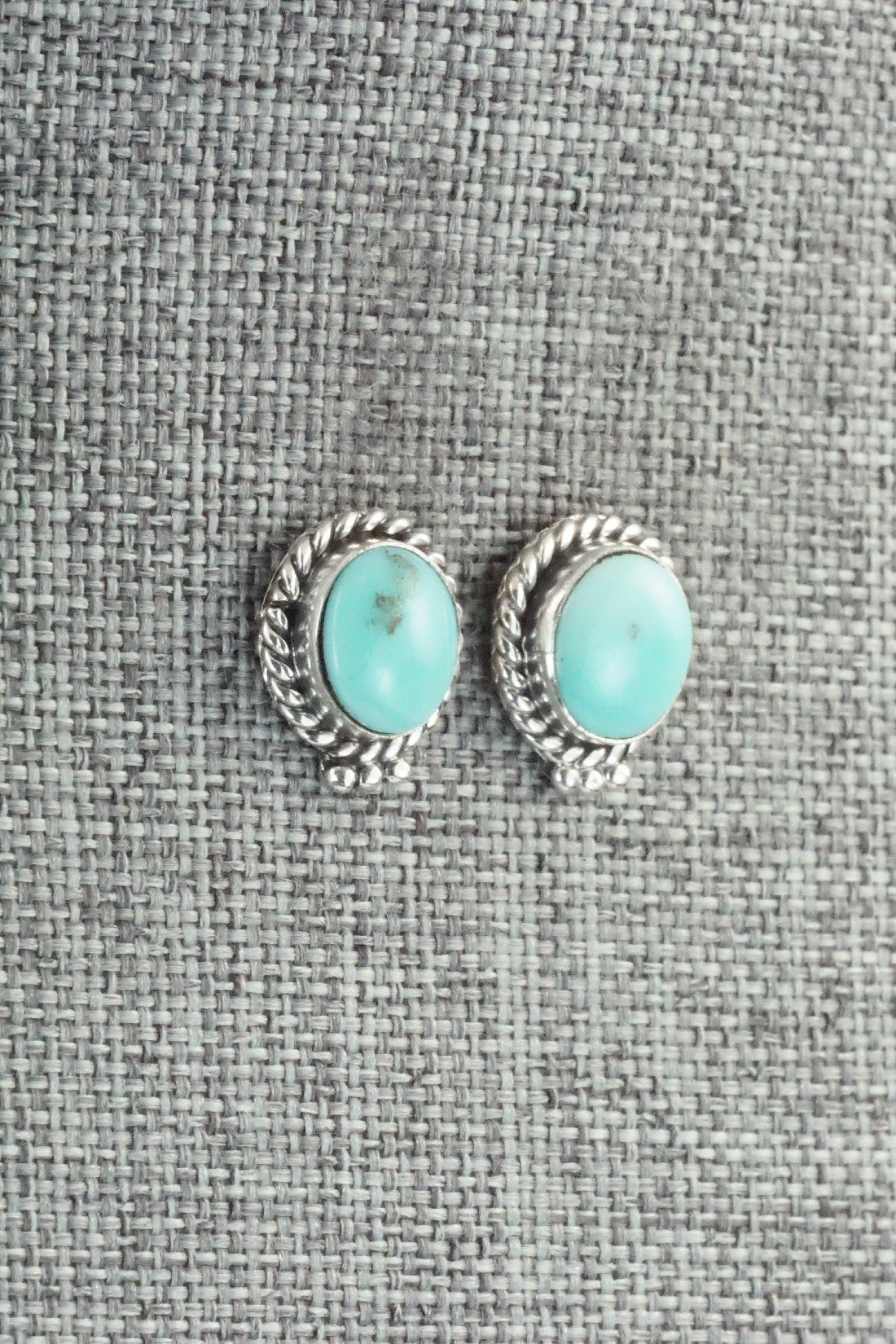 Turquoise & Sterling Silver Earrings - Betty Begay