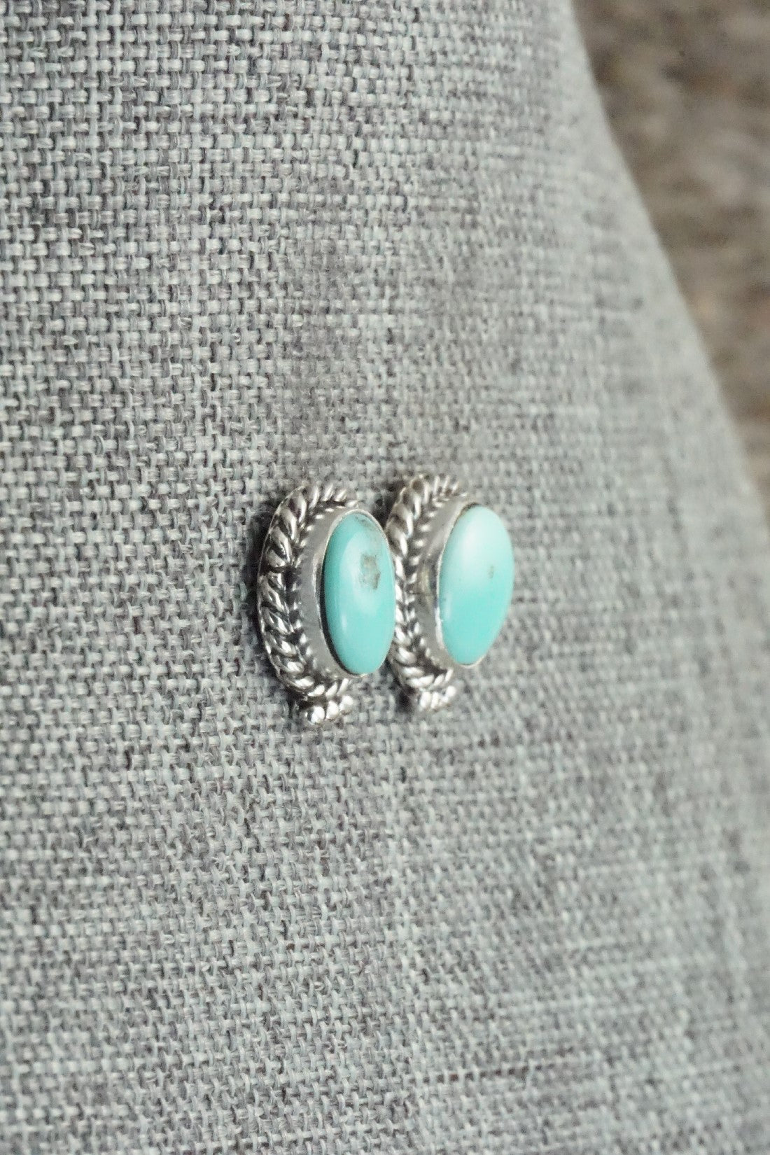 Turquoise & Sterling Silver Earrings - Betty Begay