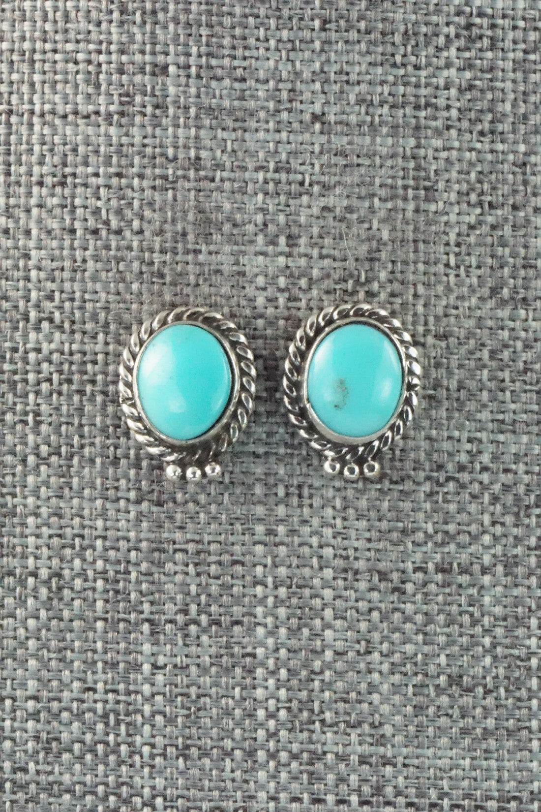 Turquoise & Sterling Silver Earrings - Betty Begay