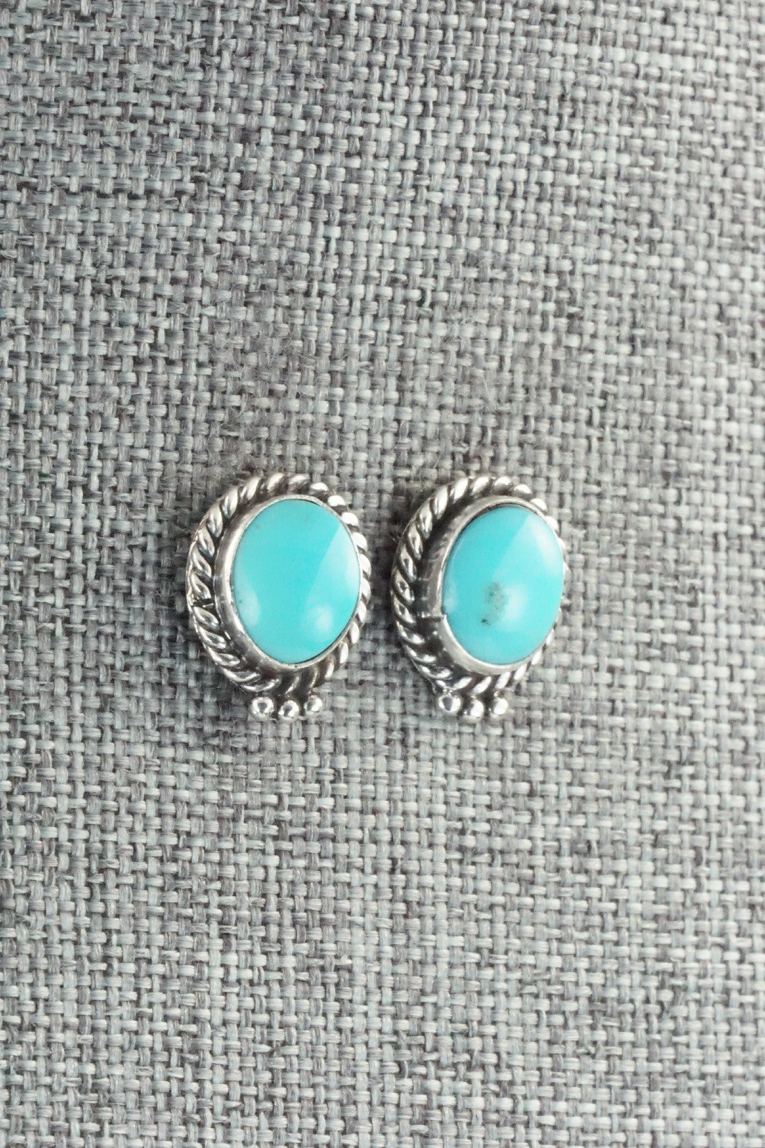 Turquoise & Sterling Silver Earrings - Betty Begay
