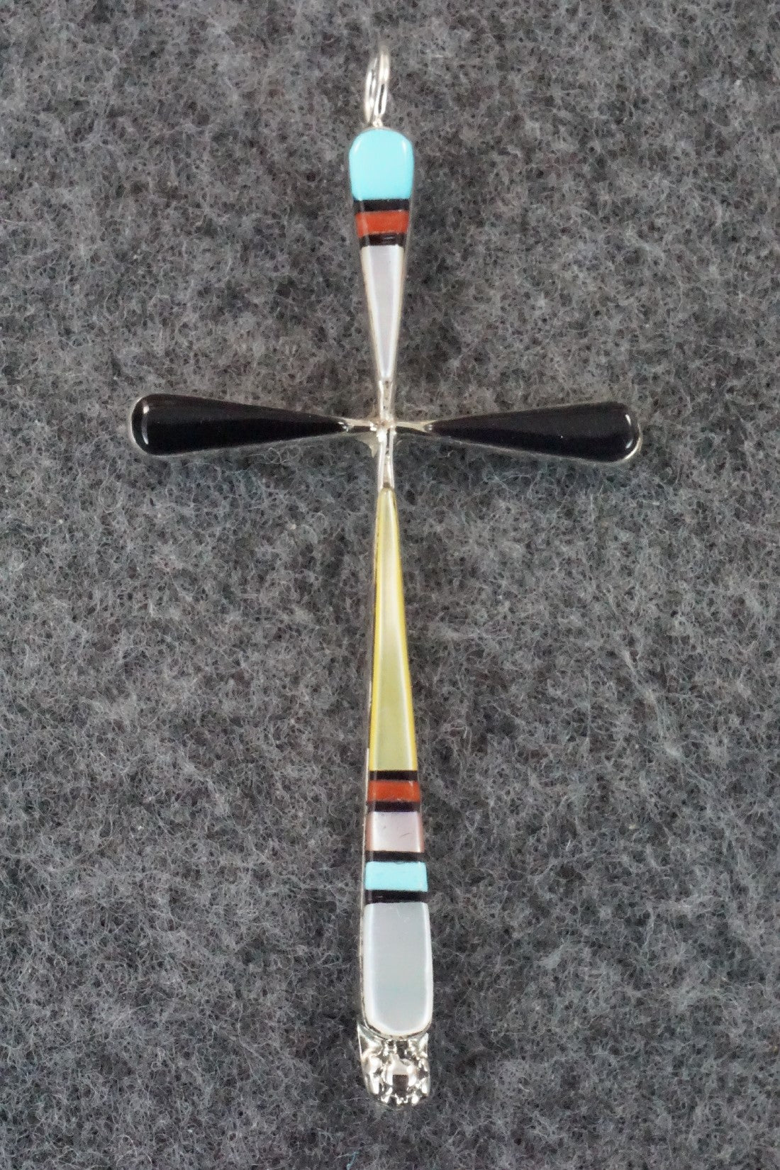Multi Stone & Sterling Silver Pendant - Sylvester Noche