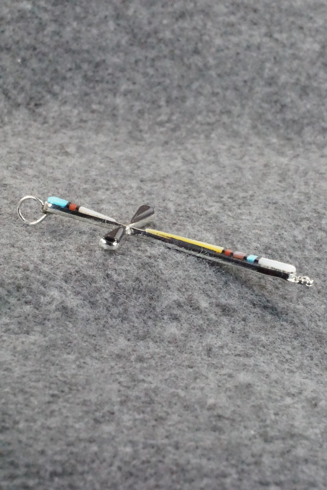 Multi Stone & Sterling Silver Pendant - Sylvester Noche