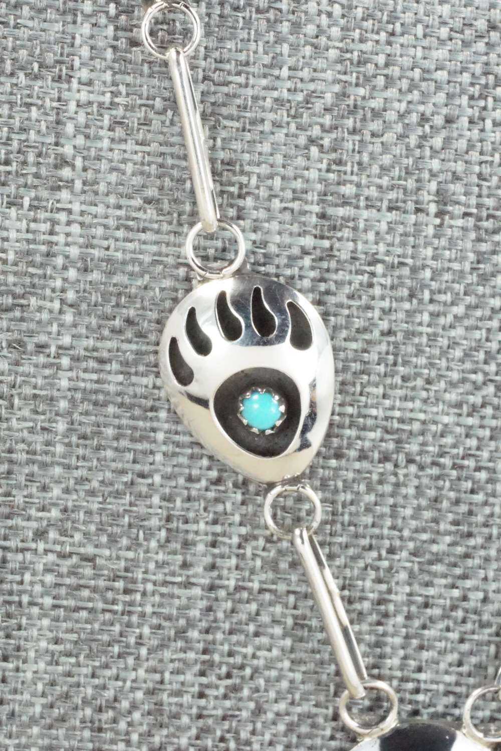 Turquoise & Sterling Silver Necklace - Leta Parker
