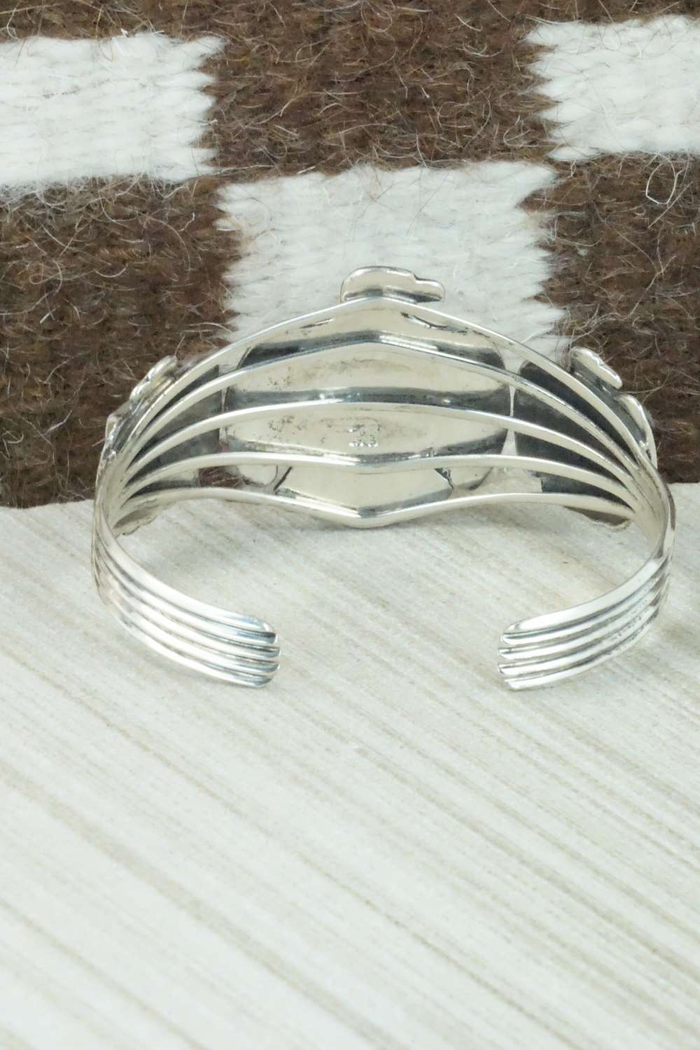 Turquoise & Sterling Silver Bracelet - Navajo