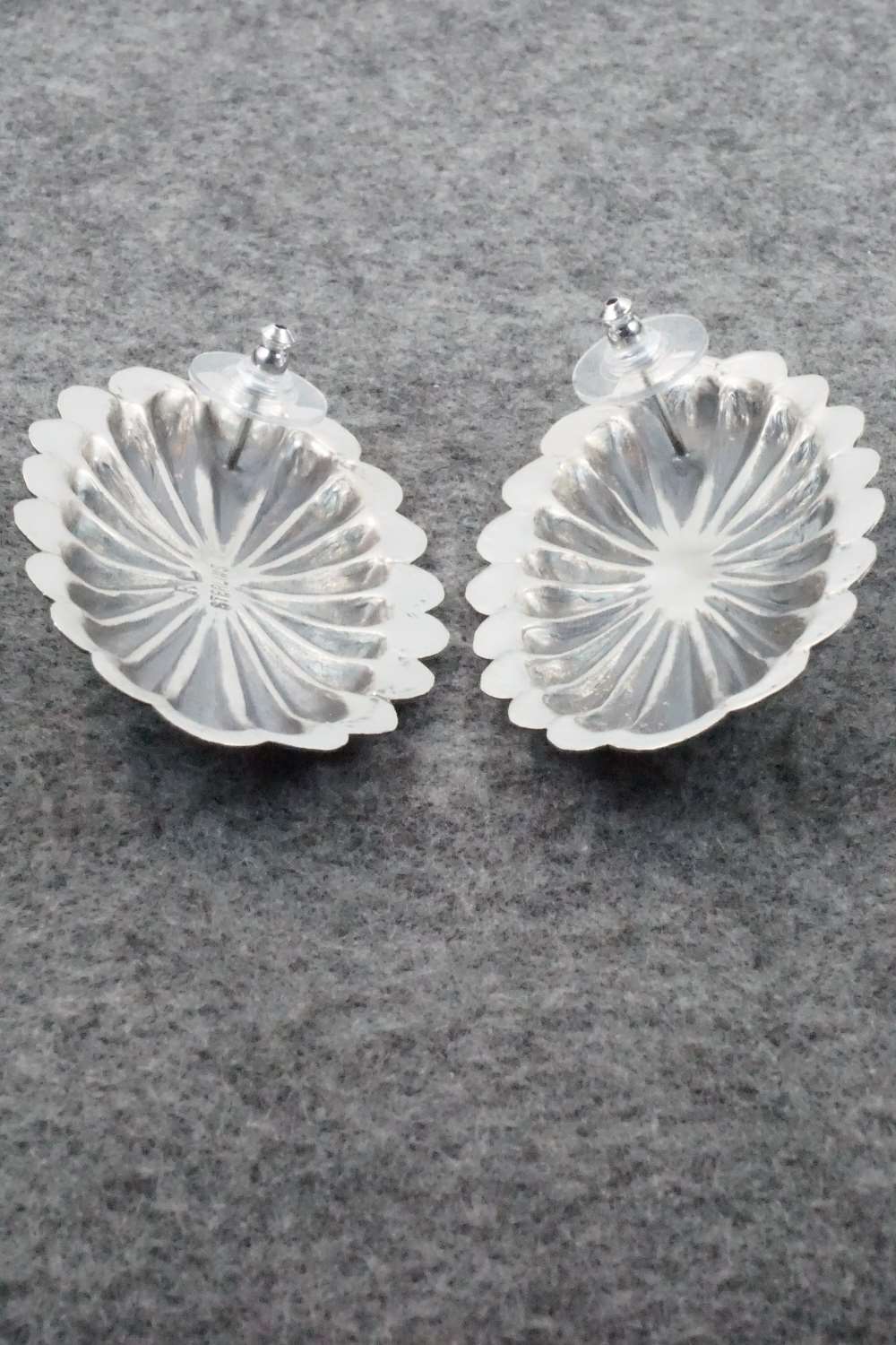 Turquoise and Sterling Silver Earrings - Rita Lee