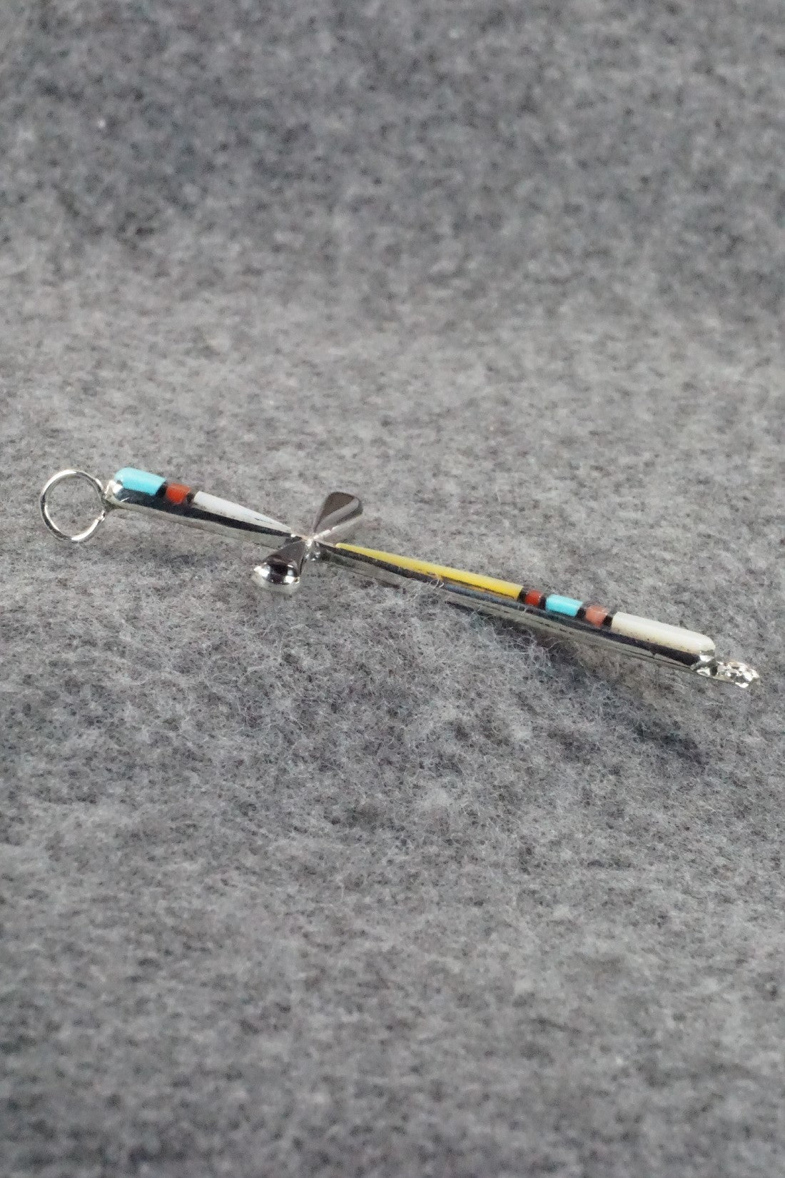 Multi Stone & Sterling Silver Pendant - Sylvester Noche
