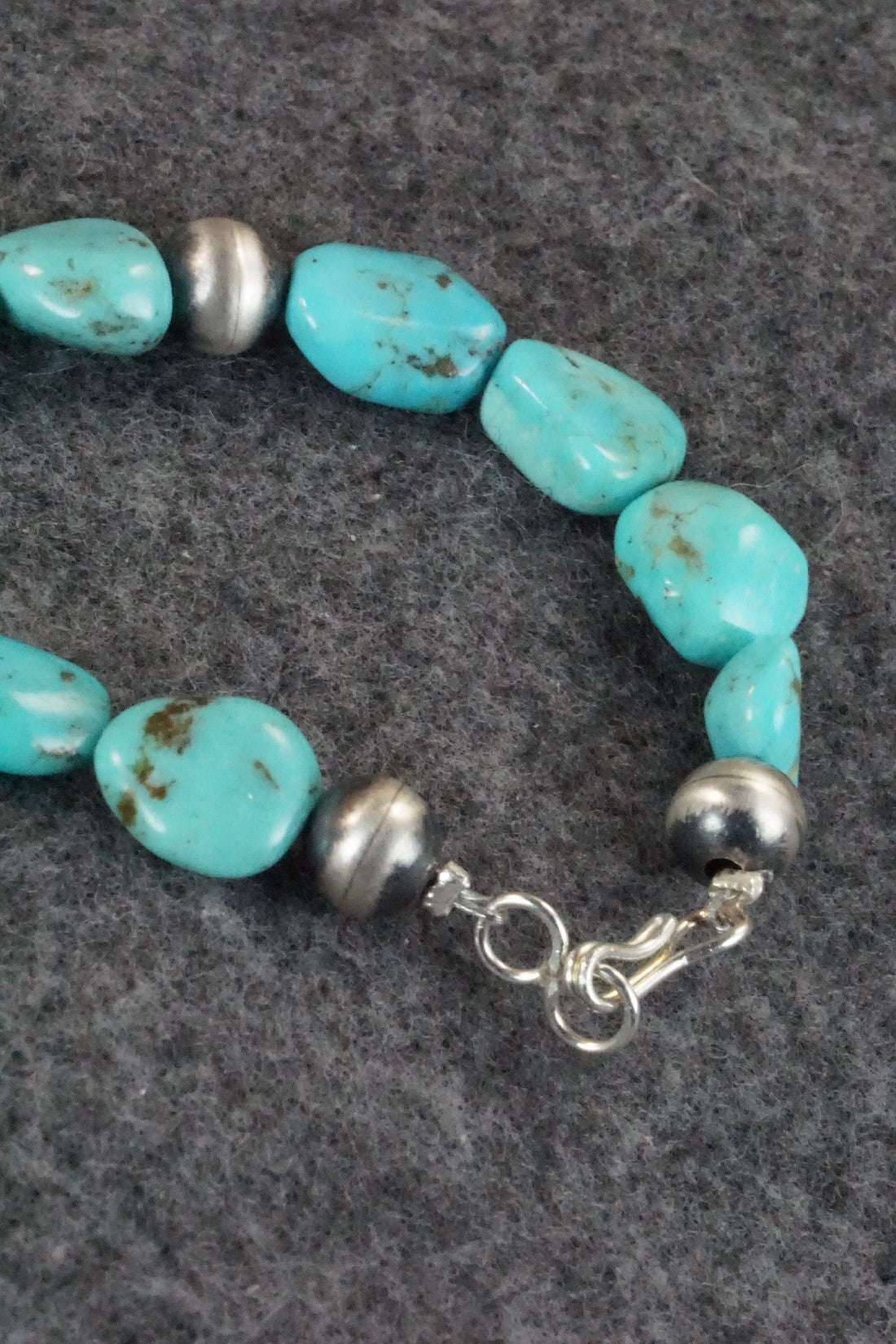 Turquoise & Sterling Silver Necklace - Doreen Jake