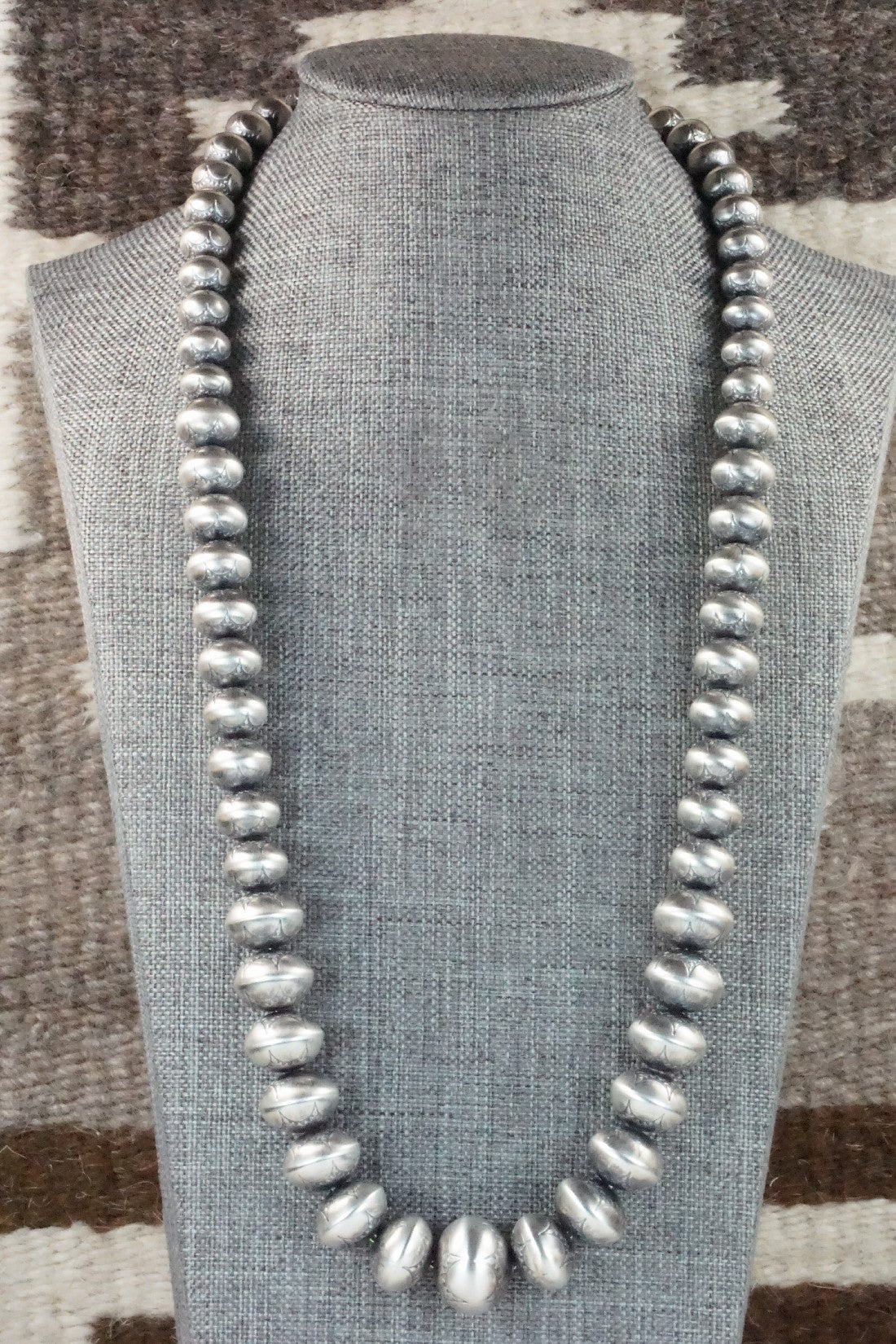 Sterling Silver Navajo Pearl Necklace - Jan Mariano