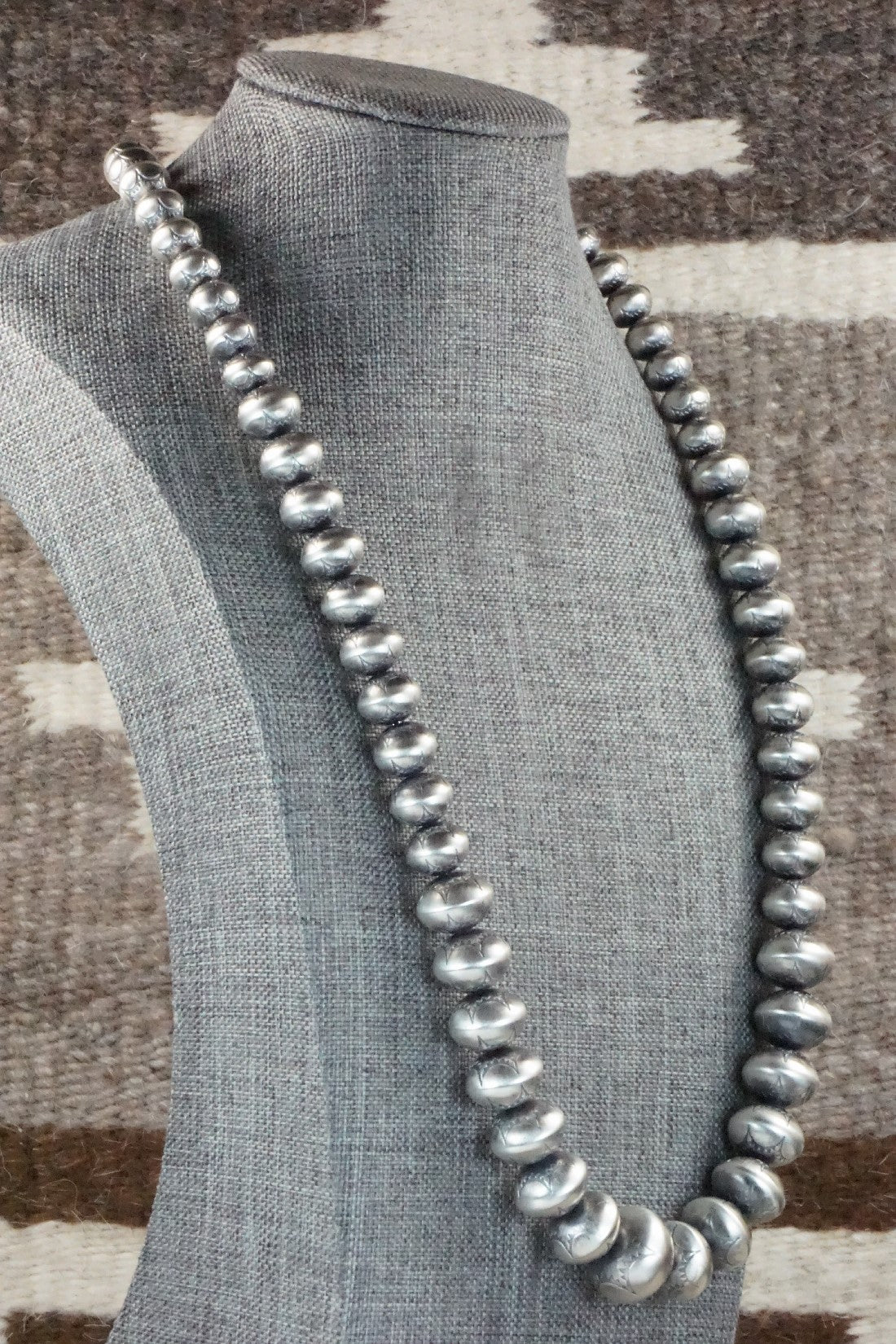 Sterling Silver Navajo Pearl Necklace - Jan Mariano
