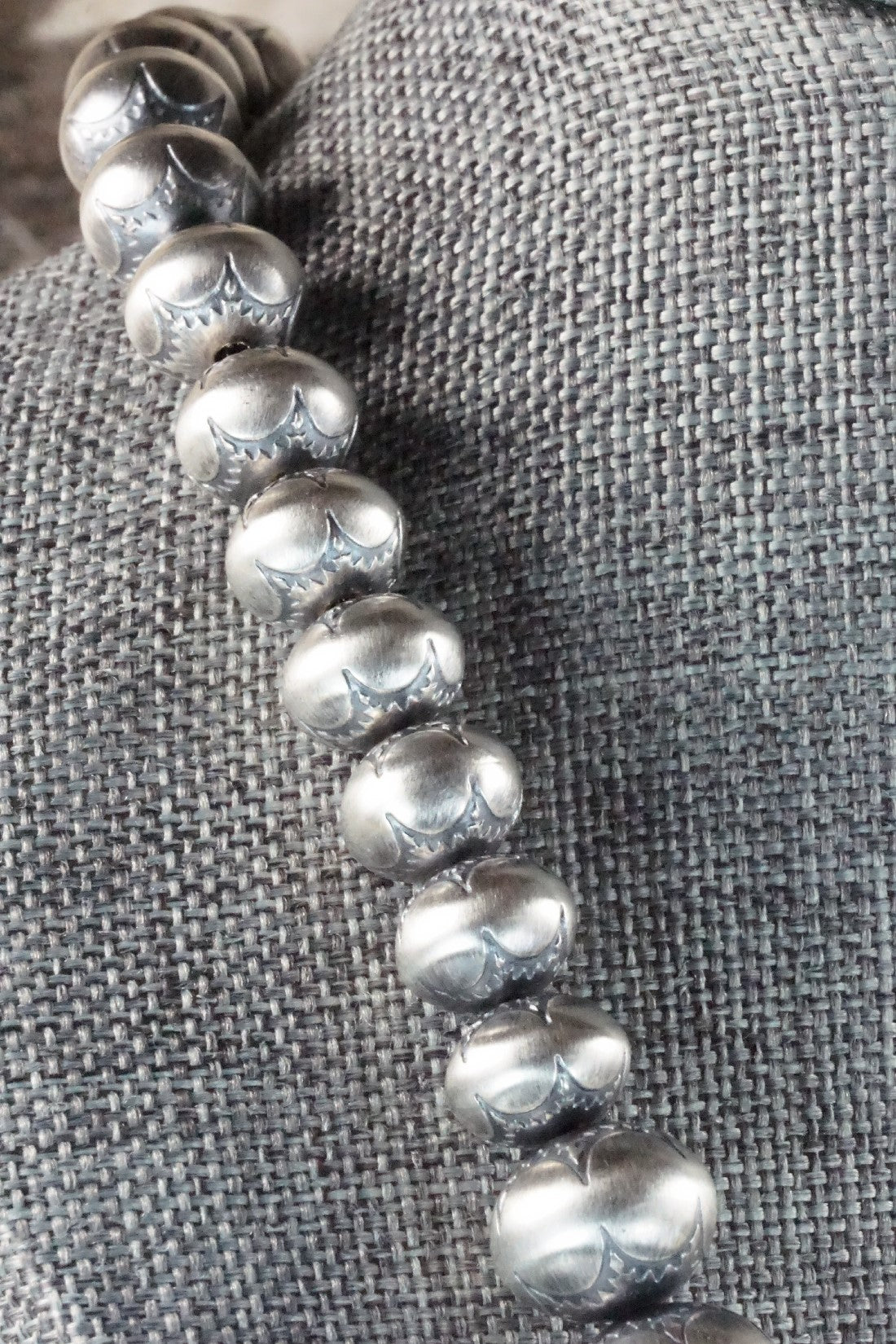 Sterling Silver Navajo Pearl Necklace - Jan Mariano