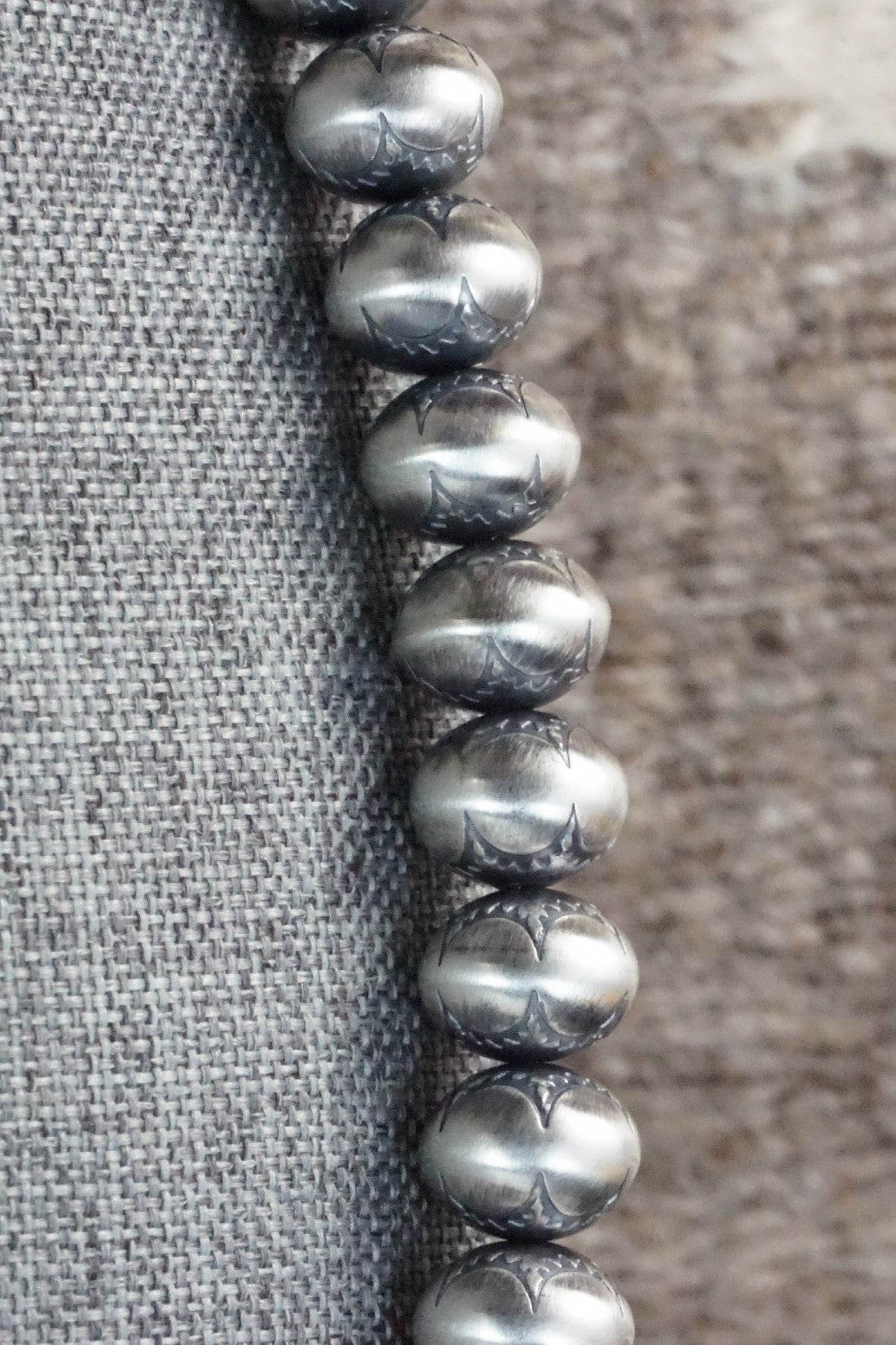 Sterling Silver Navajo Pearl Necklace - Jan Mariano