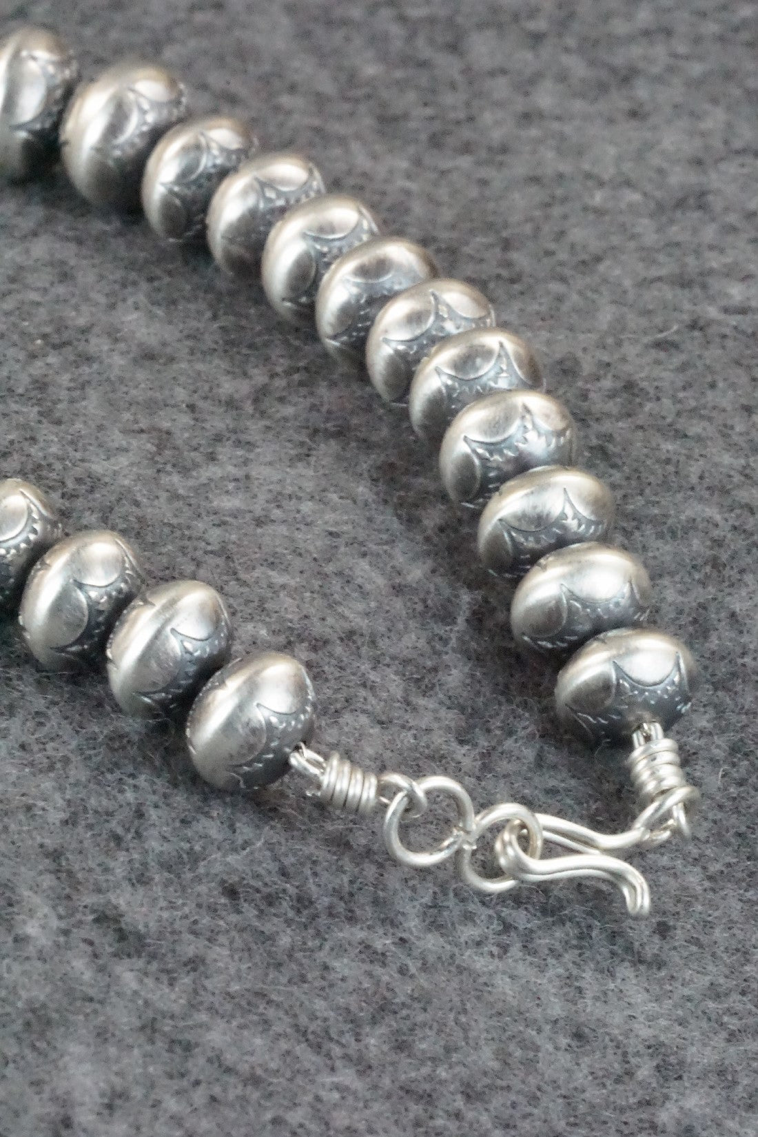 Sterling Silver Navajo Pearl Necklace - Jan Mariano