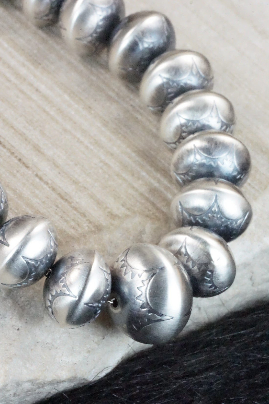 Sterling Silver Navajo Pearl Necklace - Jan Mariano