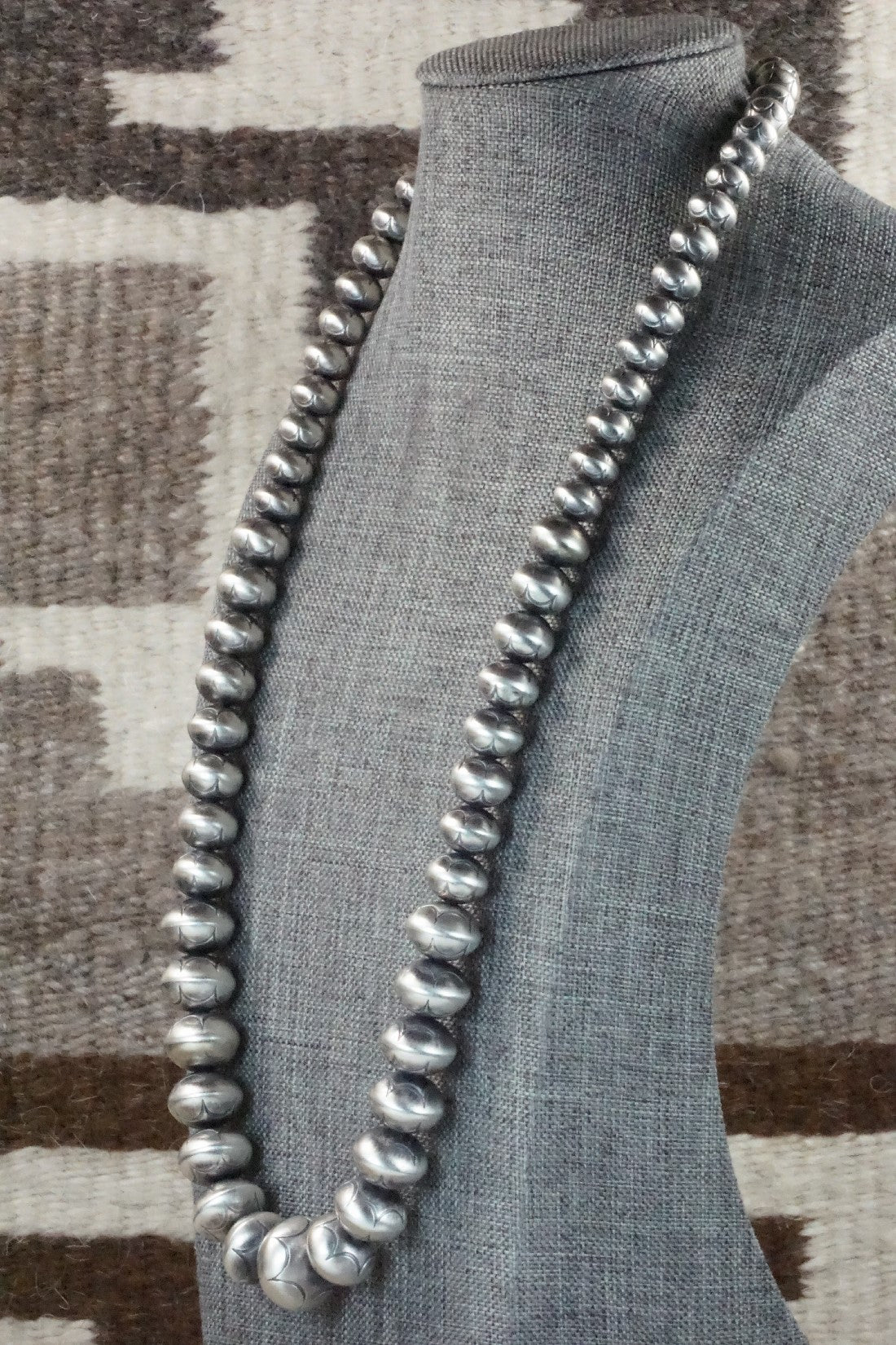 Sterling Silver Navajo Pearl Necklace - Jan Mariano