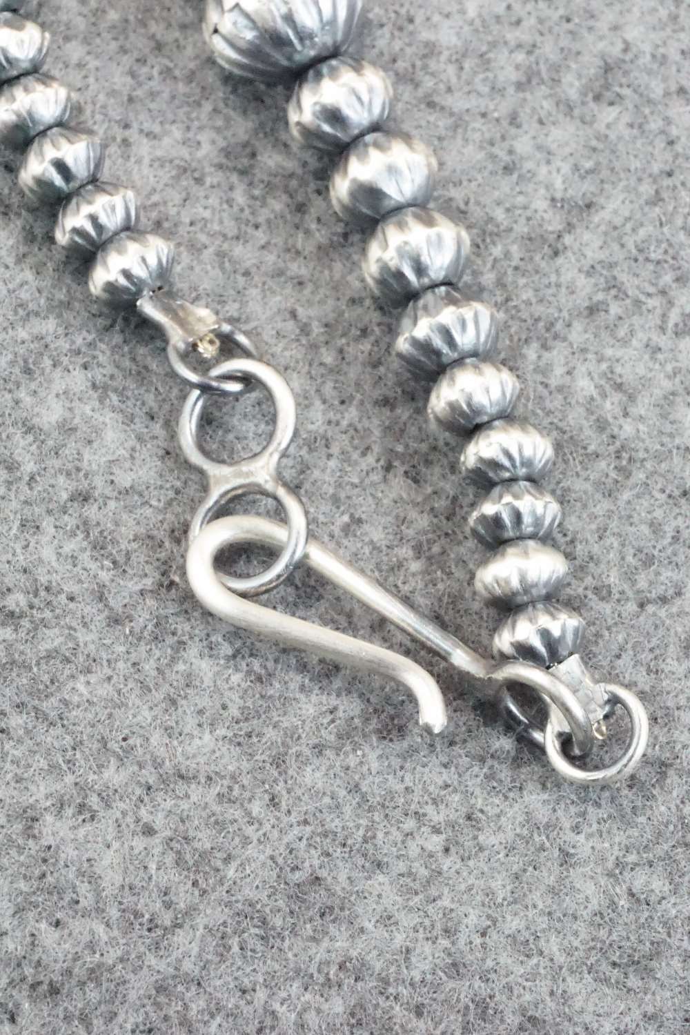 Sterling Silver Navajo Pearl Necklace - Tonisha Haley